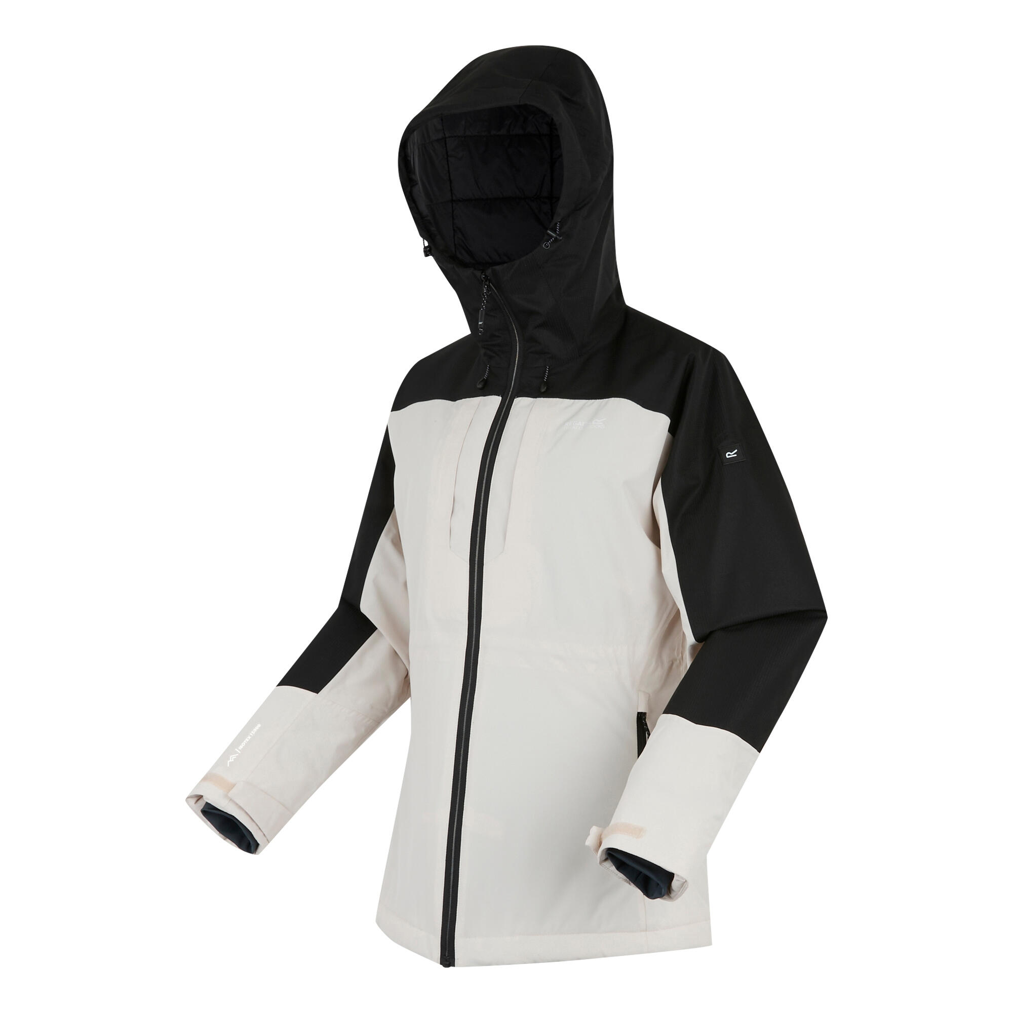 Veste MALDEINE Femme (Blanc Cassé / Noir) 3/5