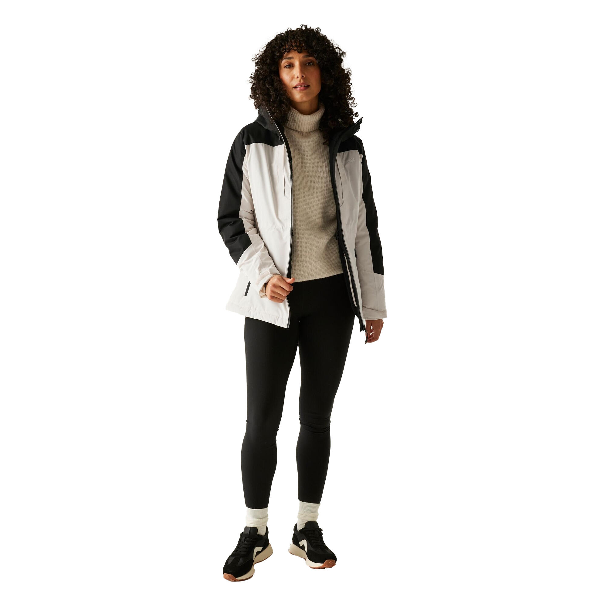 Veste MALDEINE Femme (Blanc Cassé / Noir) 4/5