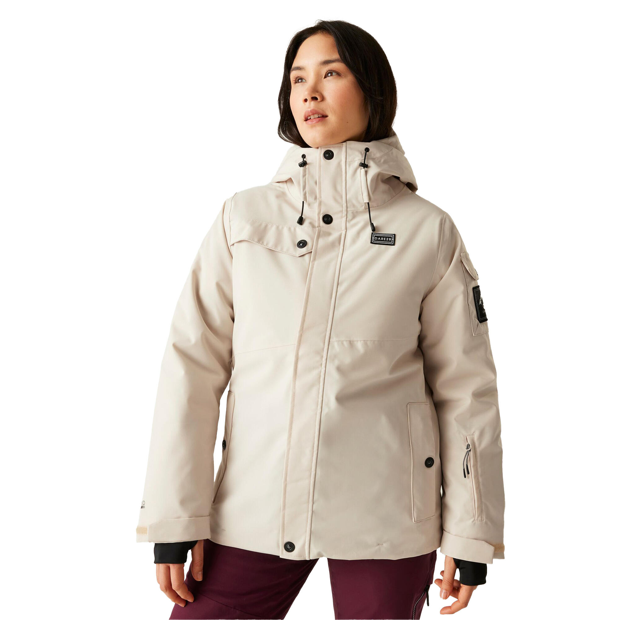 Blouson De Ski LIFE Femme (Beige Pâle) 4/5