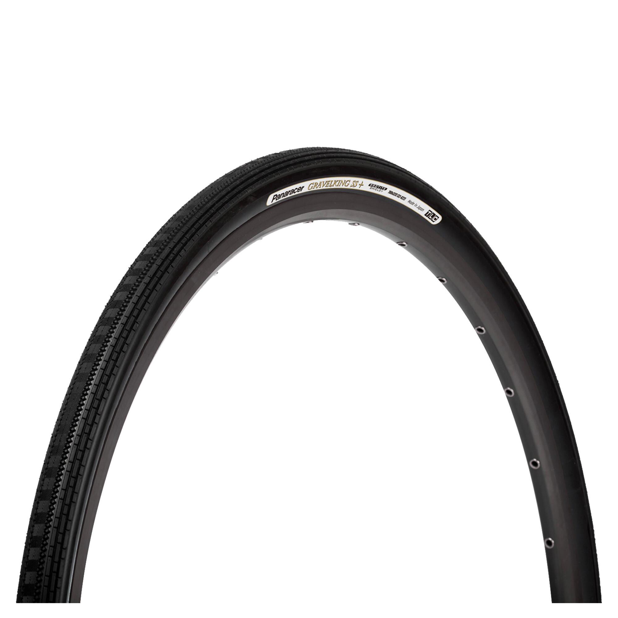 Panaracer GravelKing Semi Slick Plus TLC Folding Tyre Black/Black 27.5 x 1.90 2/5