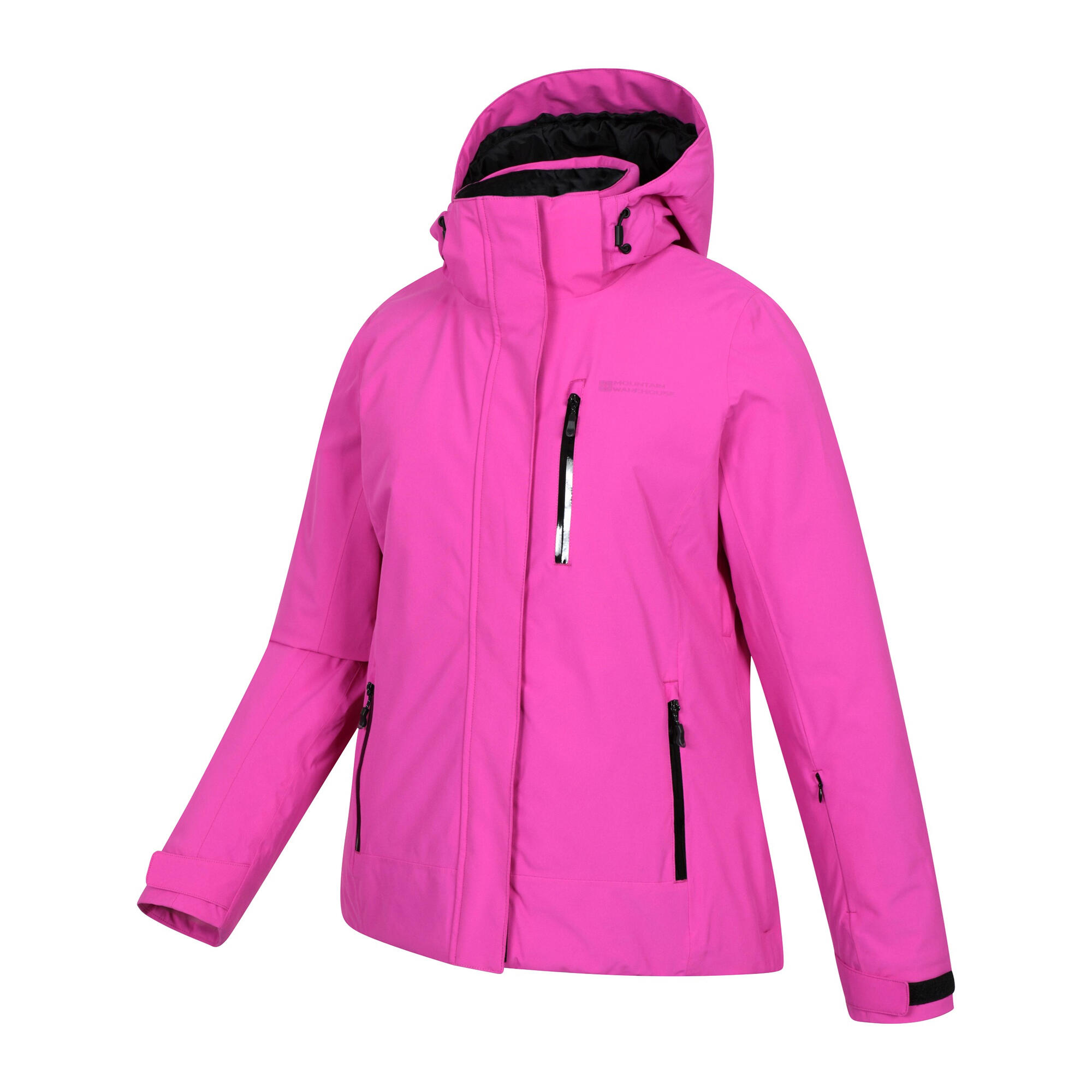 "Aspen" Skijacke für , Wasserfest Damen Leuchtend Rosa 3/4