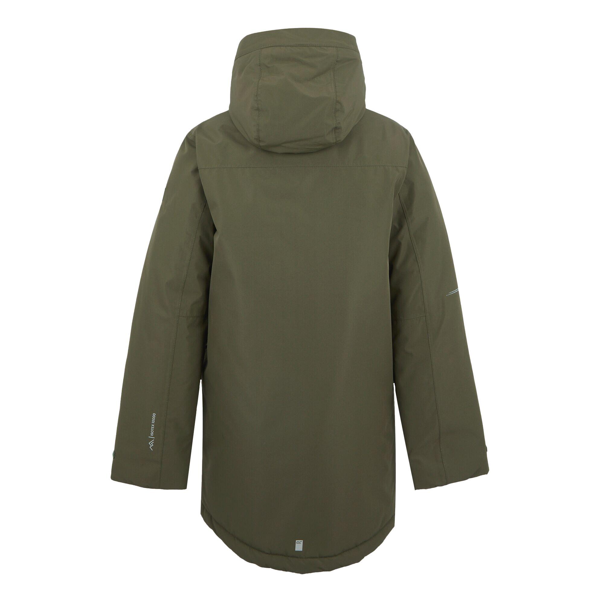 Veste Imperméable FARBANK Enfant (Vert Kaki Foncé / Citrouille Épicée) 2/5