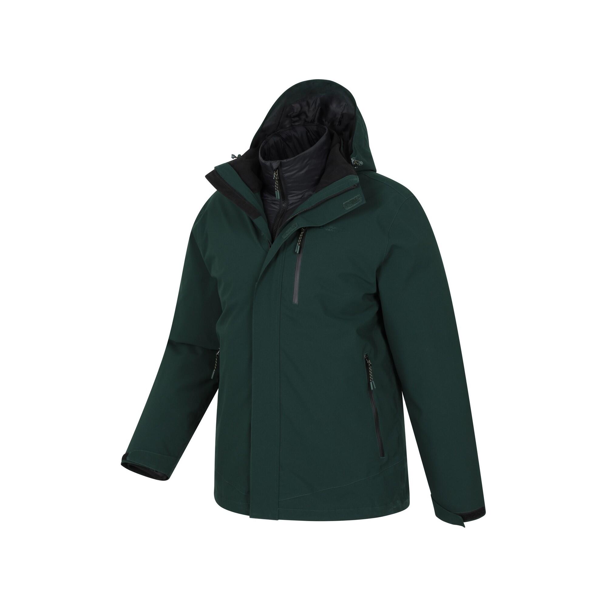 "Sycamore" Jacke, wasserfest für Herren Dunkelgrün 4/4