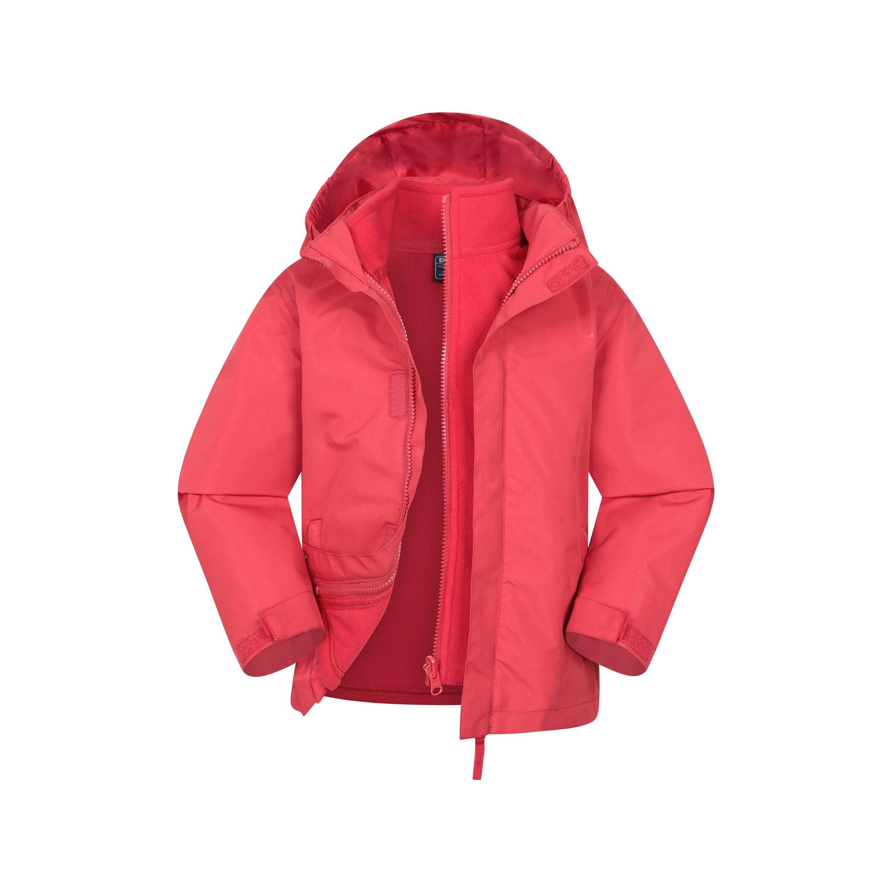 MOUNTAIN WAREHOUSE Fell Giacca 3 In 1 Bambini Mountain Warehouse Rosso Attivo