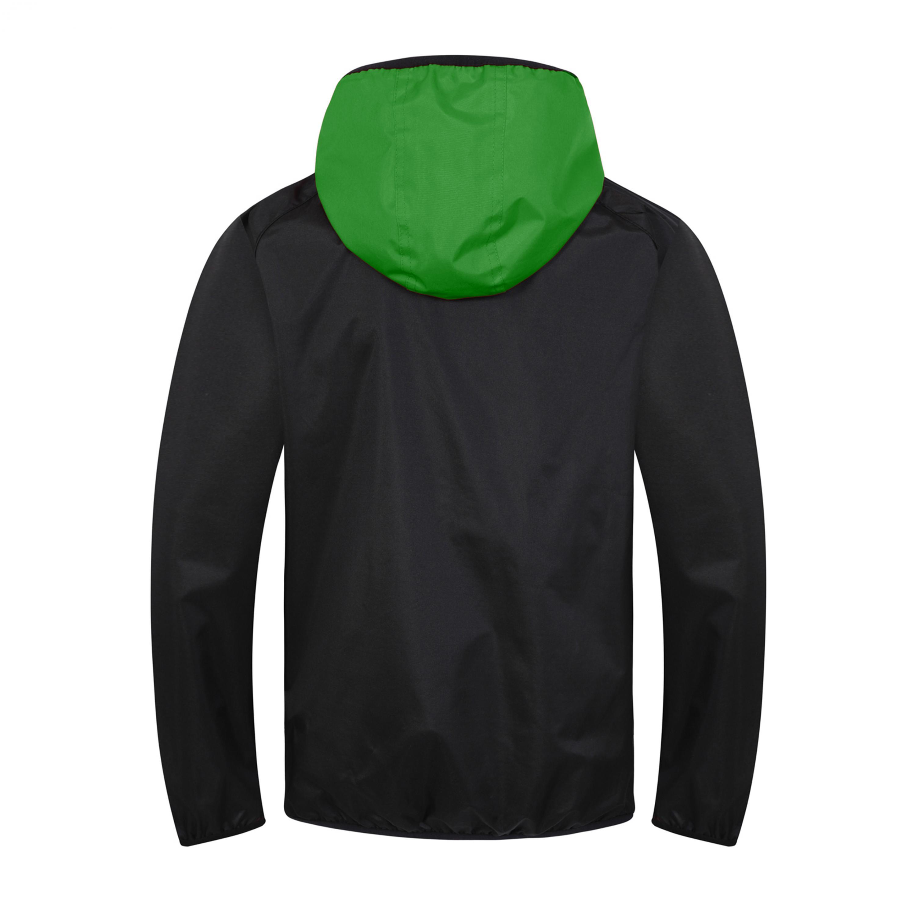 Windschutz für , Raglanärmel Jungen Schwarz/Grün 2/4