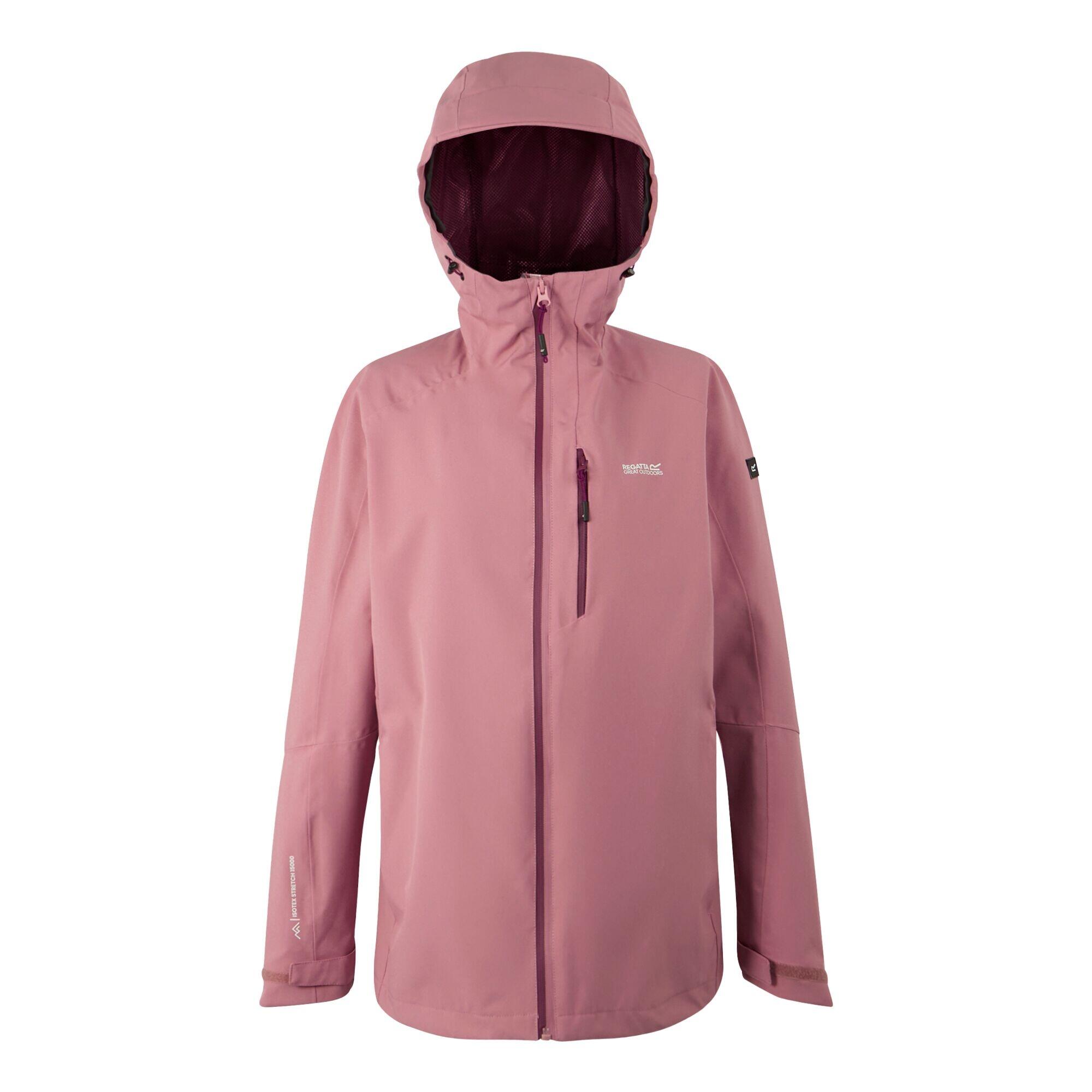 REGATTA Womens/Ladies Birchdale II Waterproof Jacket (Dusty Rose)