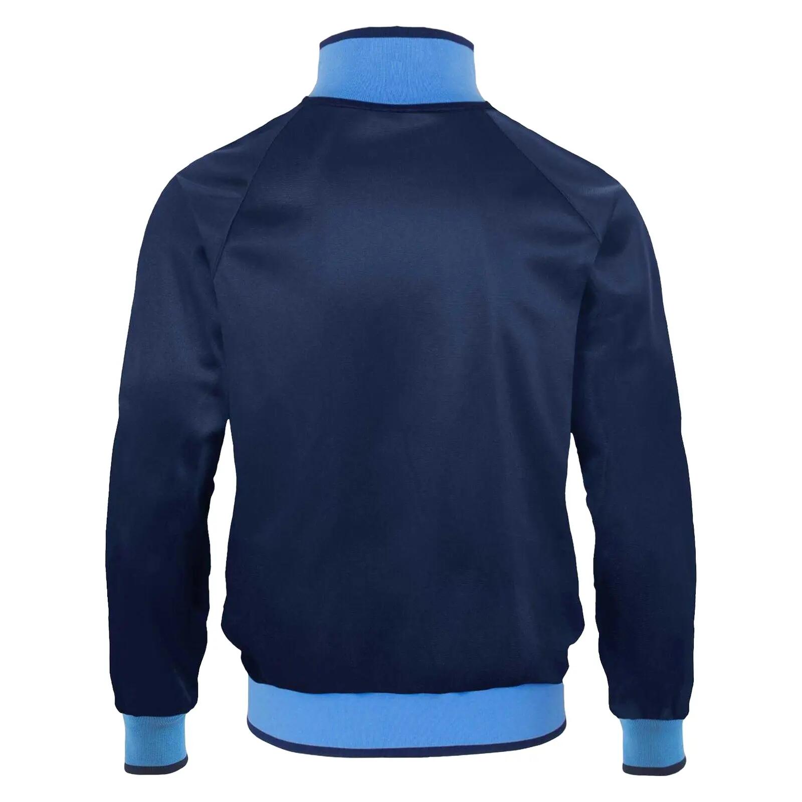 Mens Retro Track Jacket (Navy/Sky) 2/6