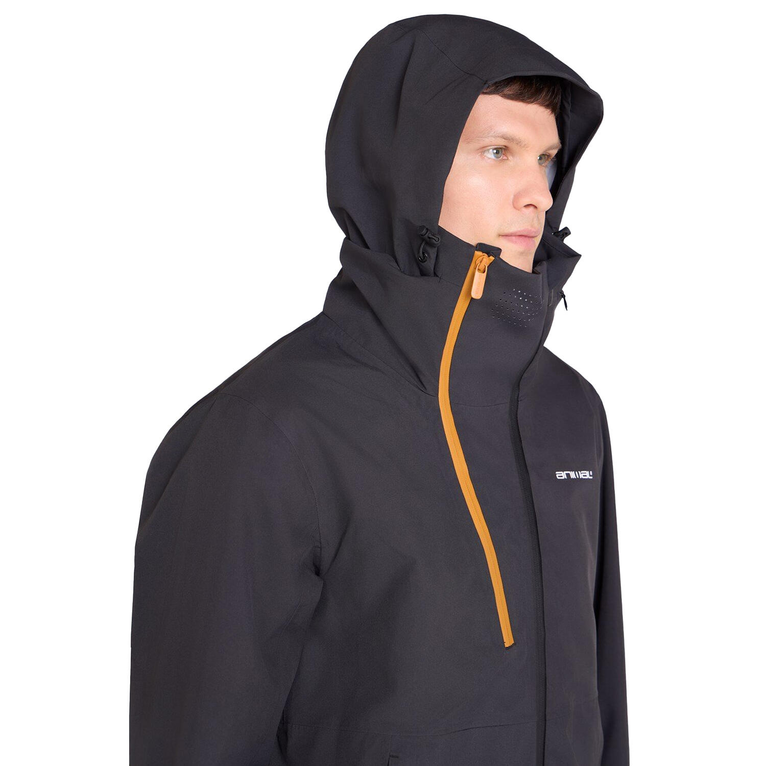 "Vortex" Skijacke für , 3 Lagen Herren Schwarz 3/4
