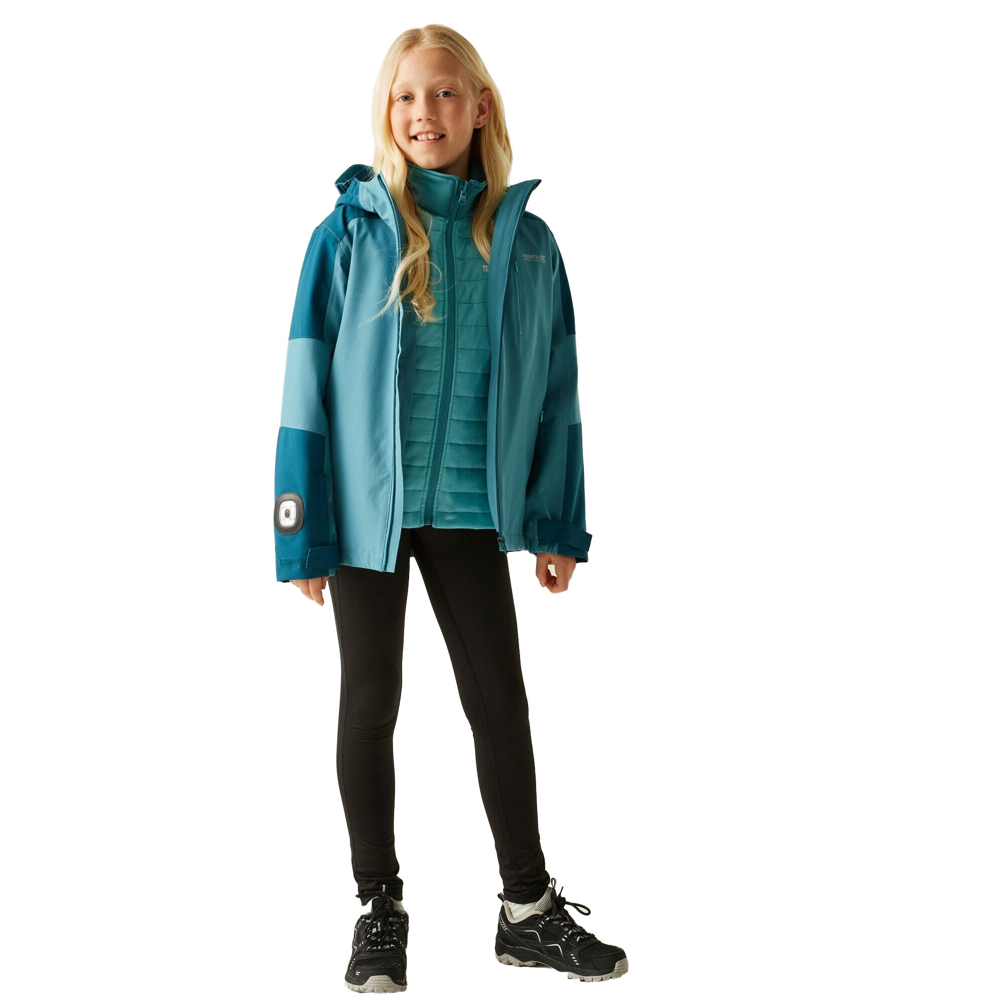 Veste TREKKTAIN Fille (Bleu Marocain / Bleu Orage) 4/5