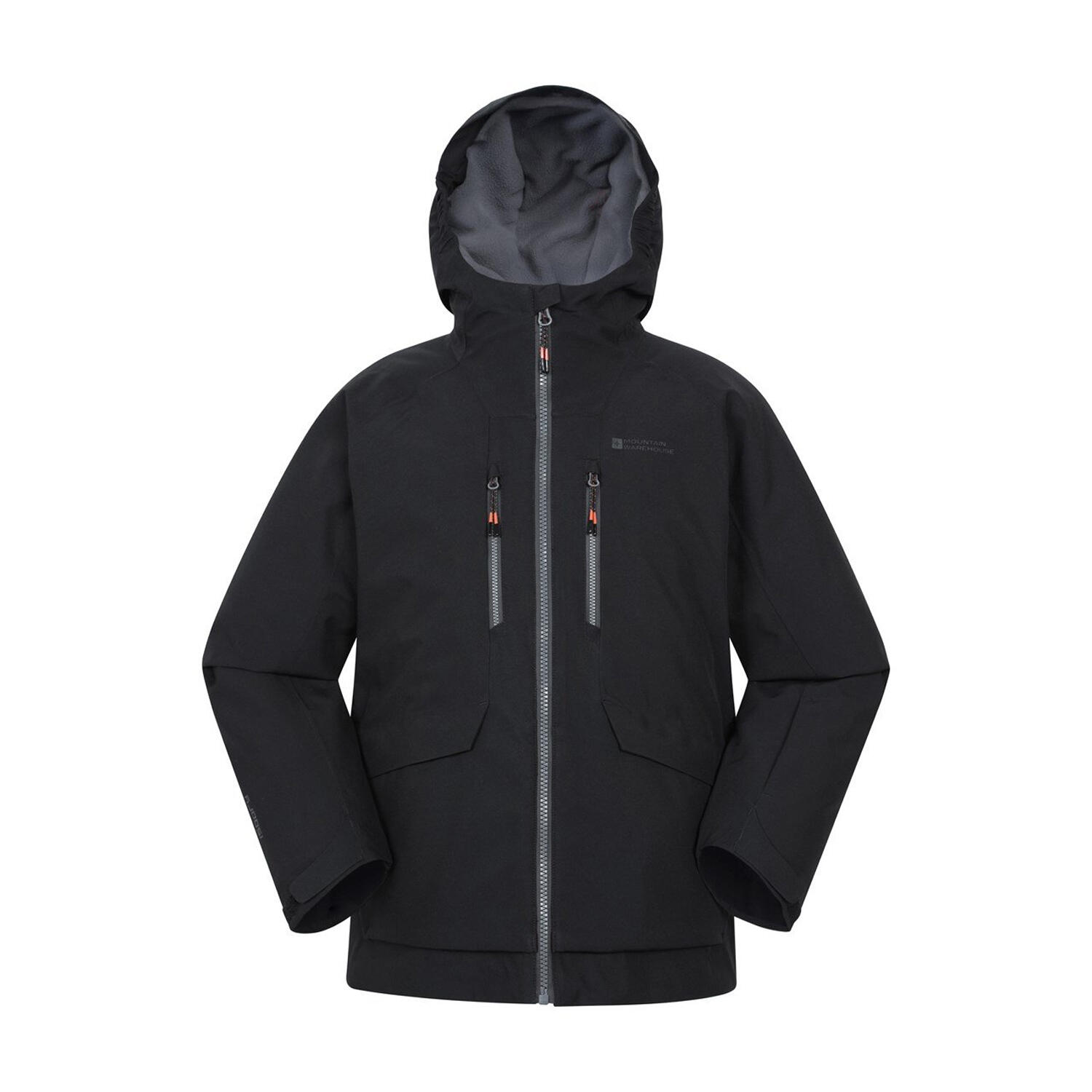 MOUNTAIN WAREHOUSE Blizzard Extreme Giacca Da Sci Impermeabile Bambini Mountain Warehouse Nero