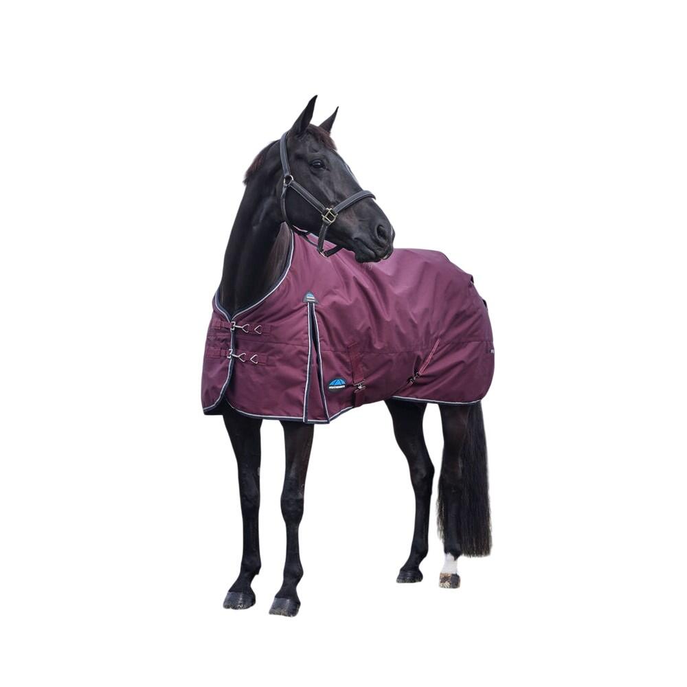 Couverture D´extérieur Pour Chevaux COMFITEC ESSENTIAL (Bordeaux / Bleu Marine) 4/4