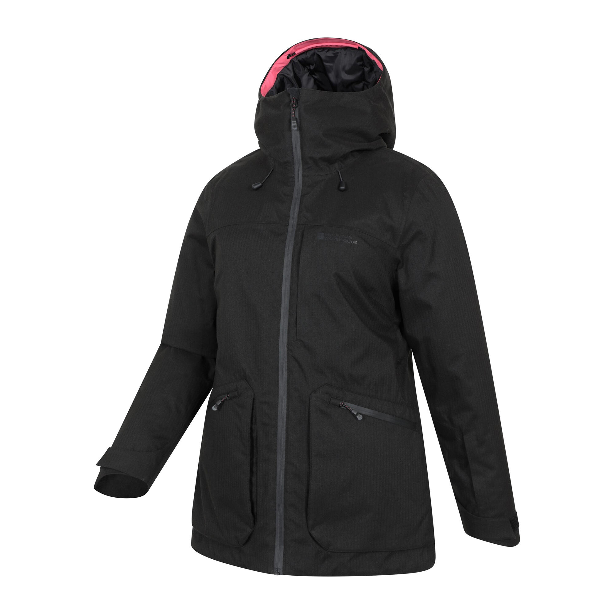 Blouson De Ski Motif/style Texturé VERBIER Femme (Noir) 3/4
