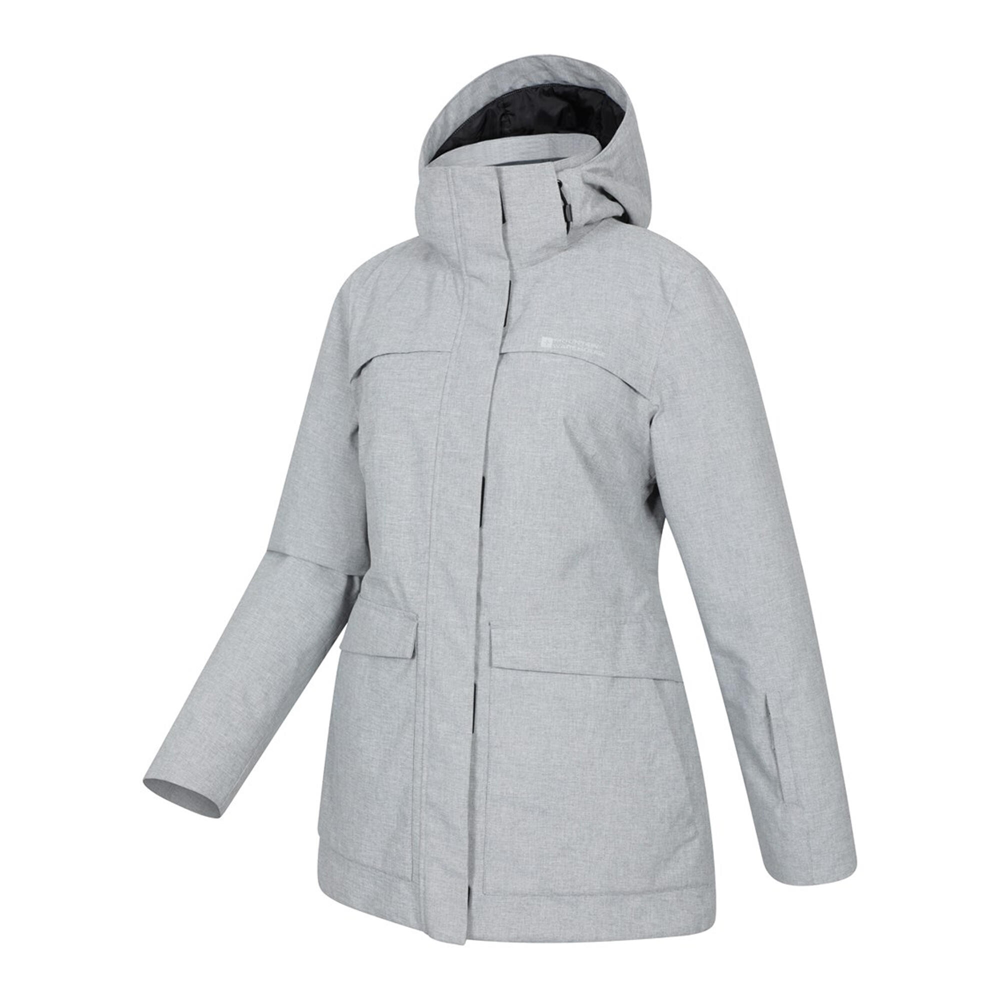 Blouson De Ski SNOWDRIFT Femme (Gris Clair) 3/4