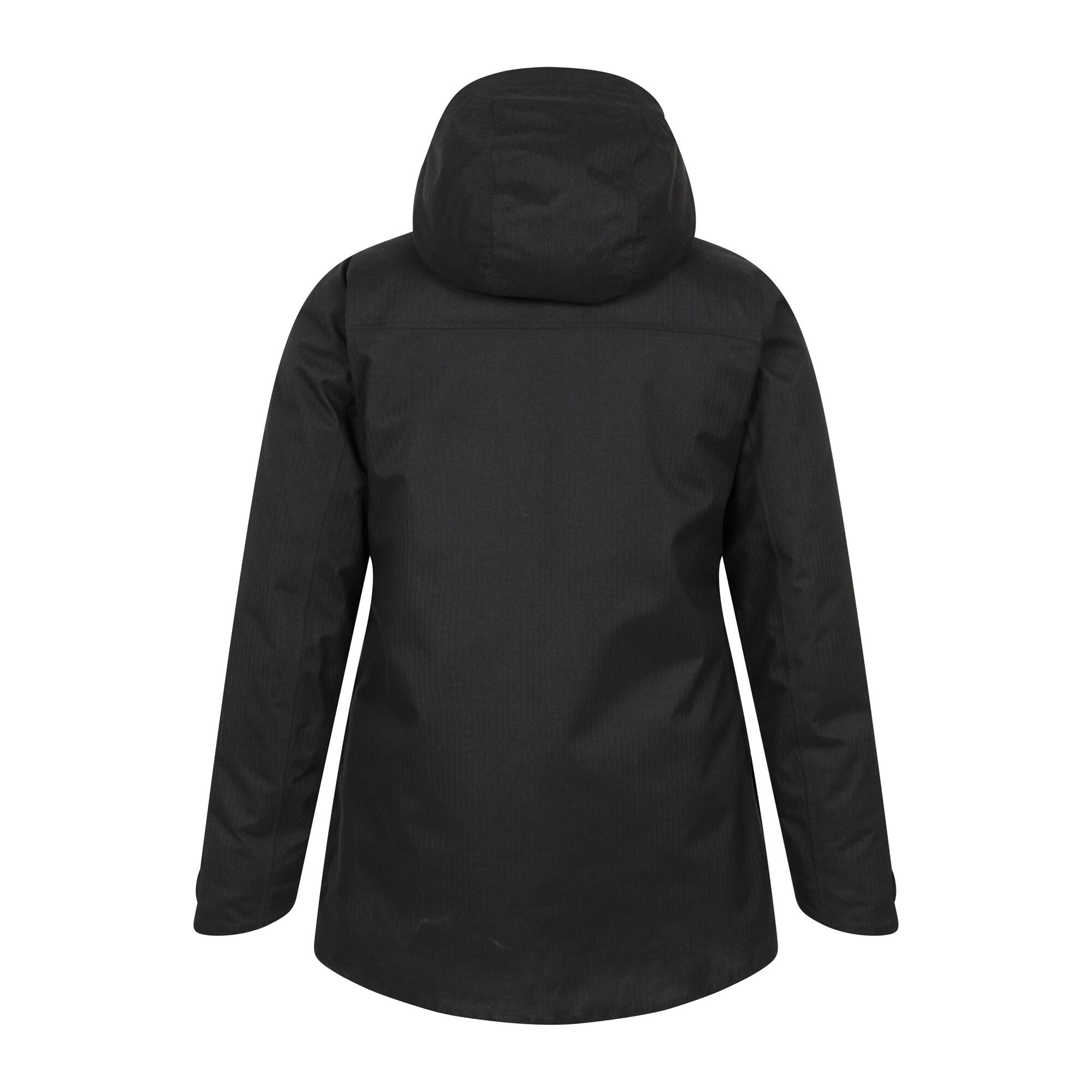 Blouson De Ski Motif/style Texturé VERBIER Femme (Noir) 2/4