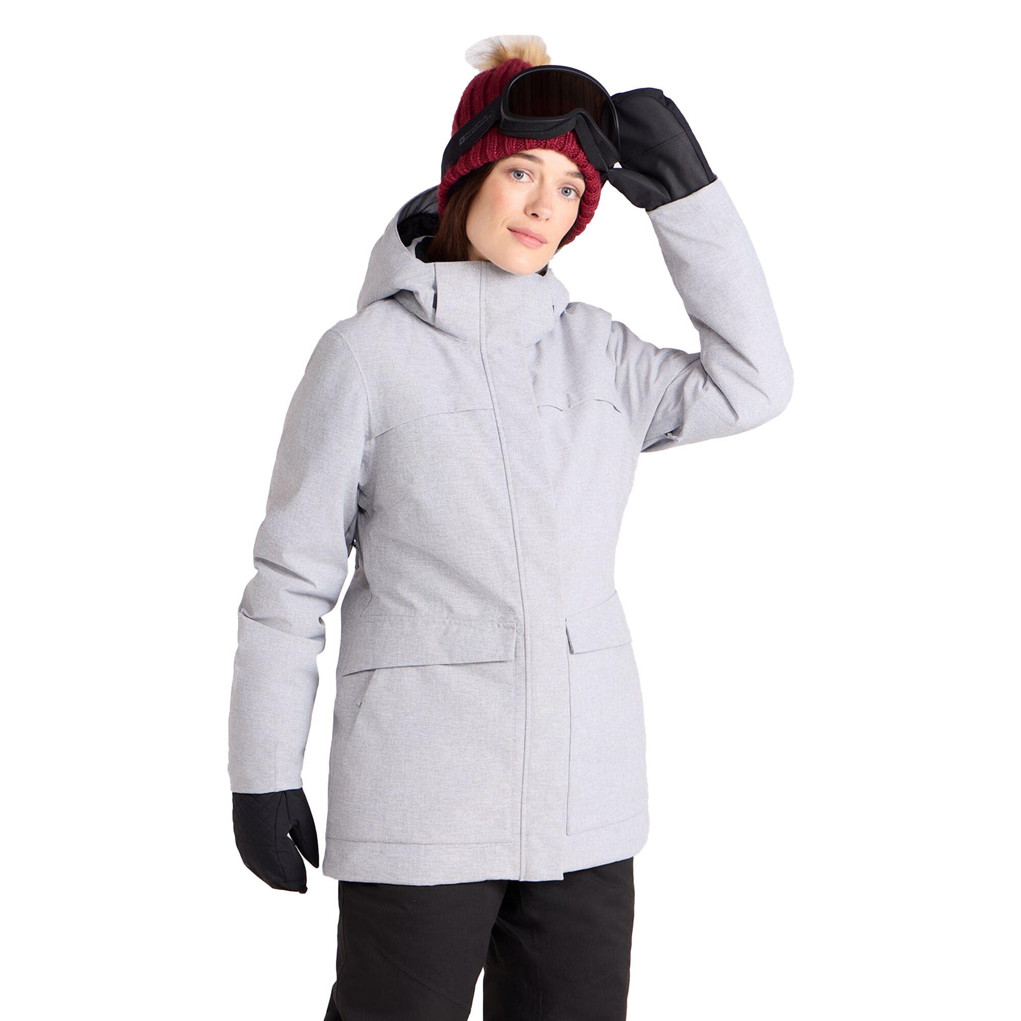 Blouson De Ski SNOWDRIFT Femme (Gris Clair) 4/4
