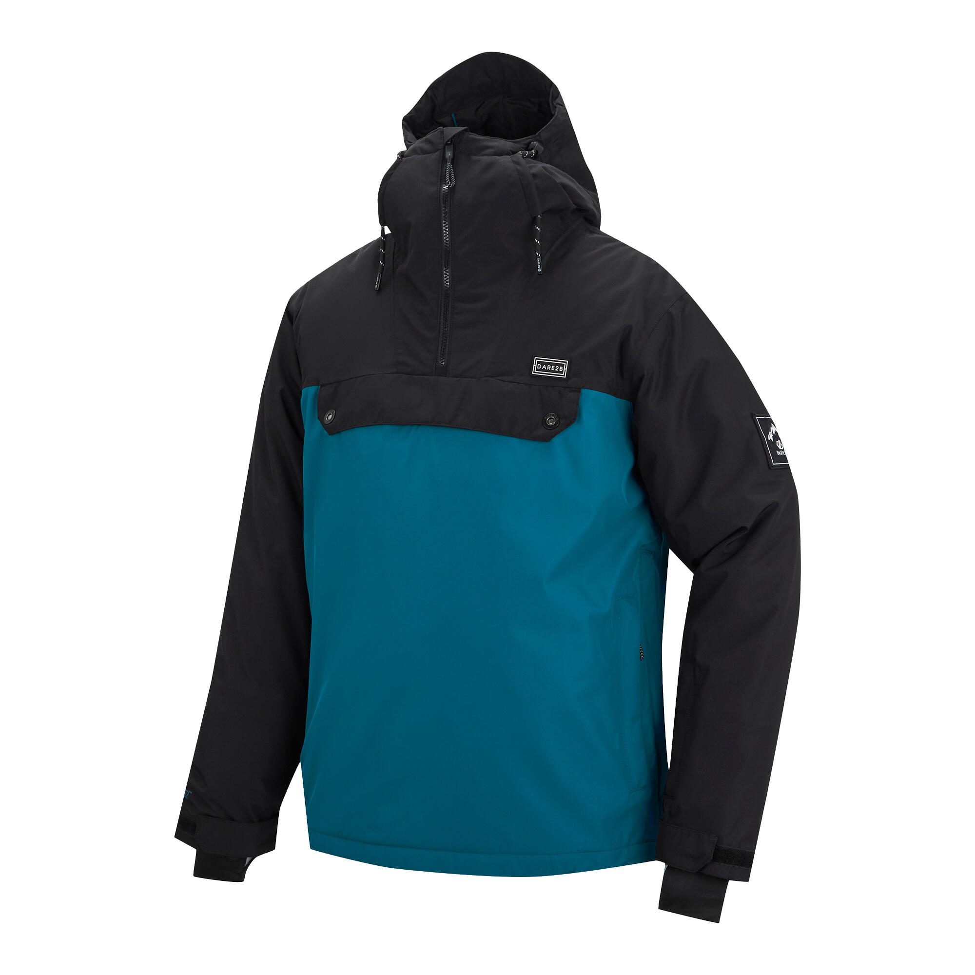 Blouson De Ski À Enfiler Motif/style Blocs De Couleurs FREERIDE Homme (Bleu 3/4