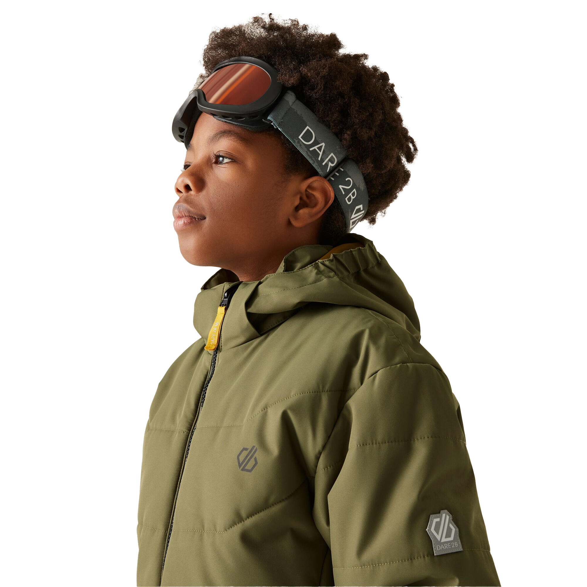 Blouson De Ski EXPLORE Enfant (Olive) 4/5