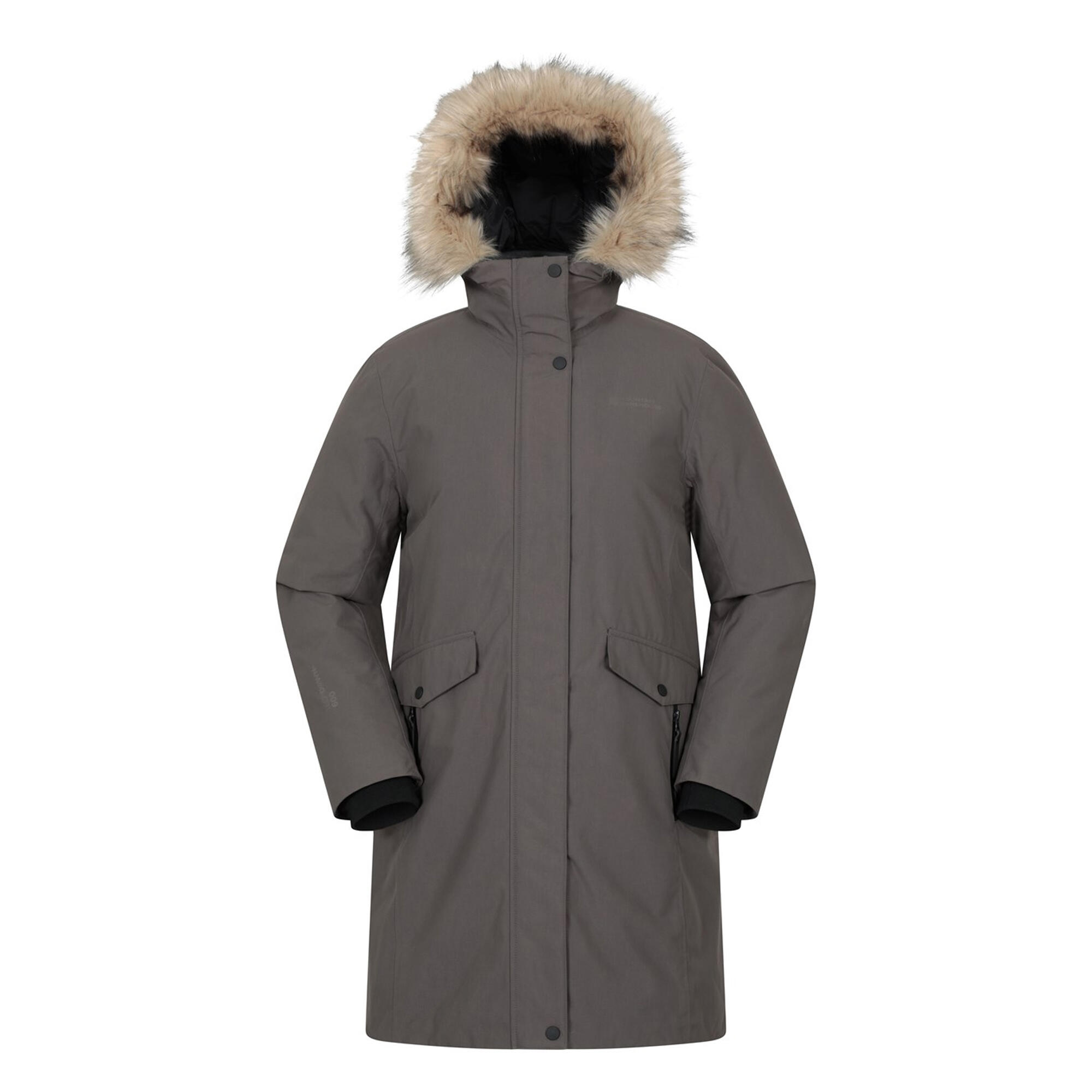 MOUNTAIN WAREHOUSE Womens/Ladies Marlow Extreme Down Waterproof Parka (Grey)