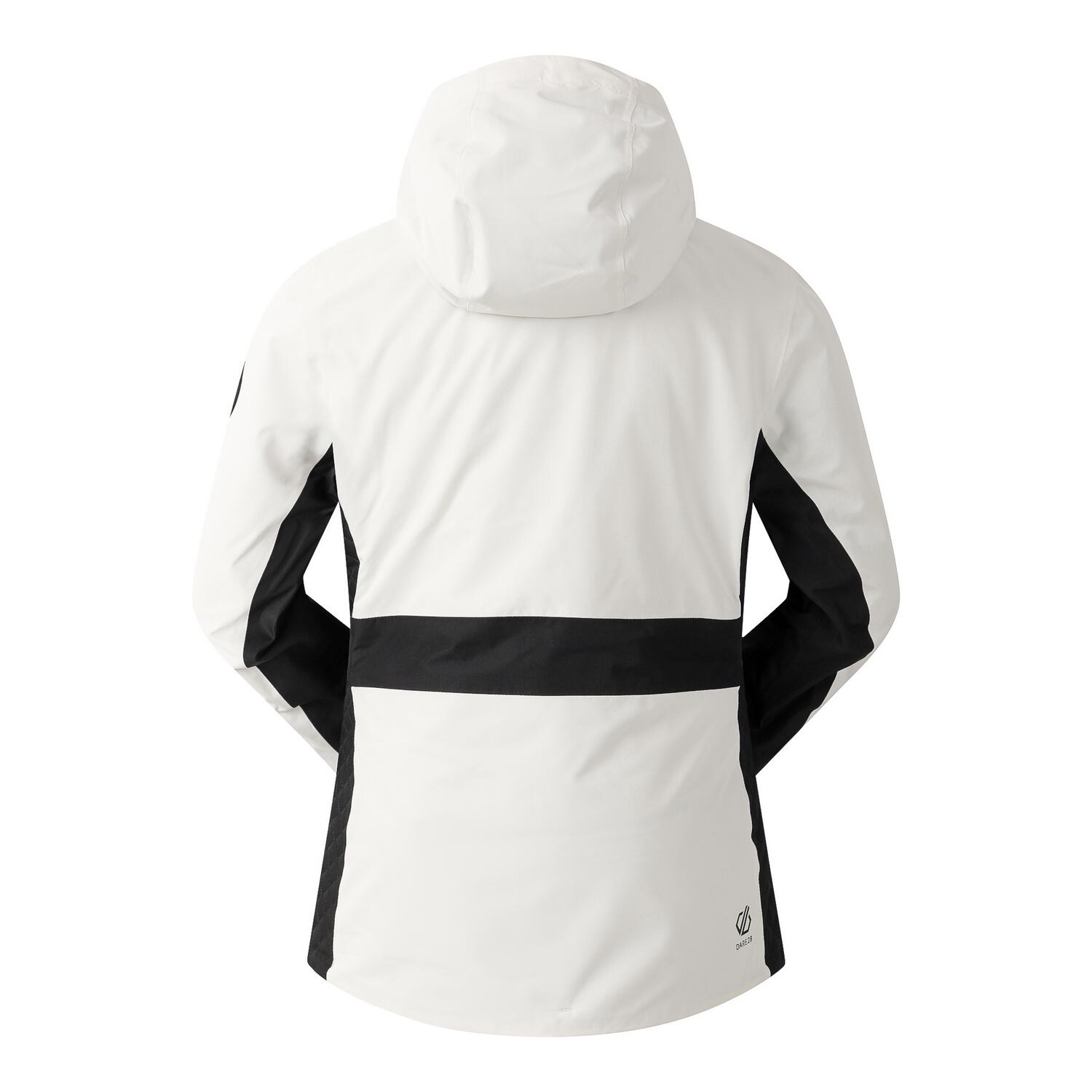 Blouson De Ski Imperméable ISSY Femme (Blanc / Noir) 2/5