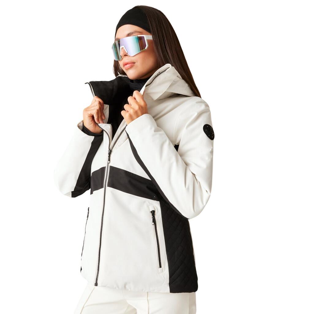 Womens/Ladies Issy Ski Jacket (Egret White/Black)