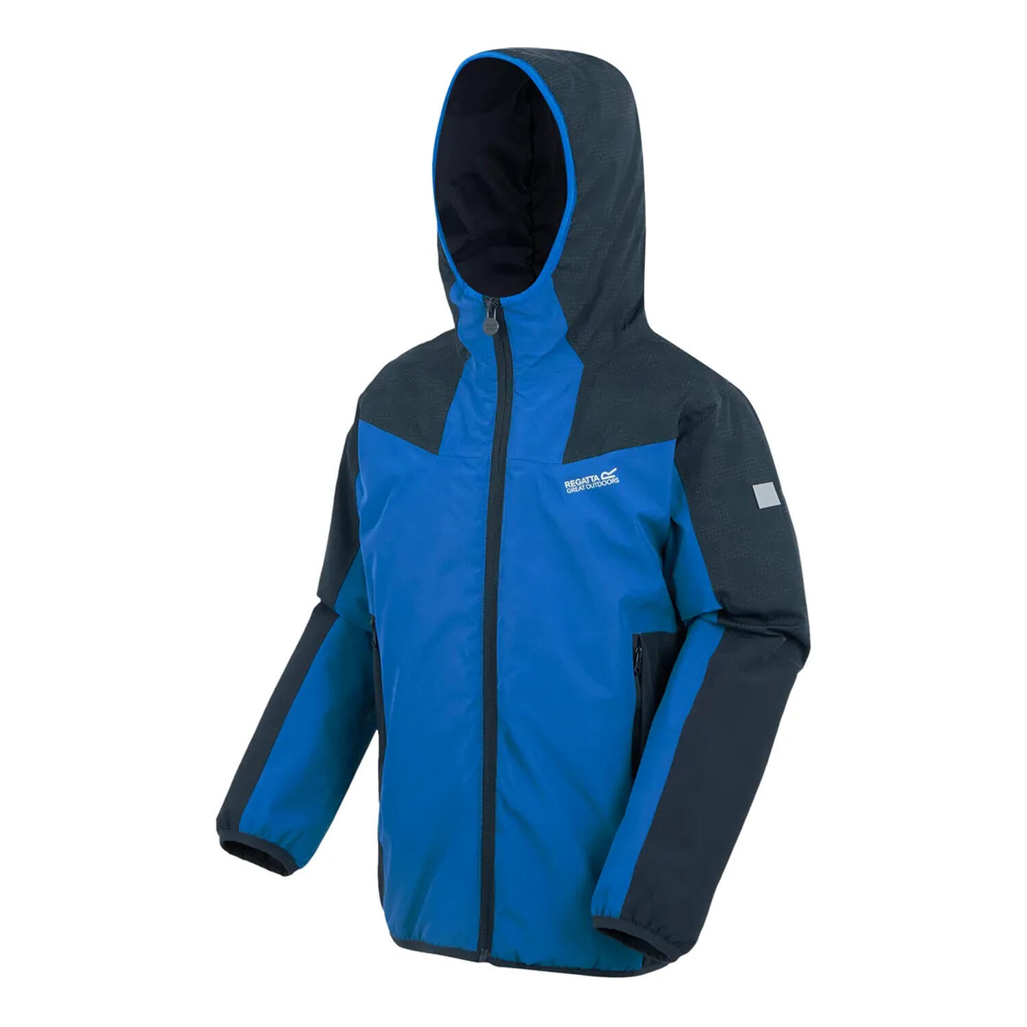Veste Imperméable VOLCANICS Enfant (Bleu Marine / Bleu Plongée) 3/4