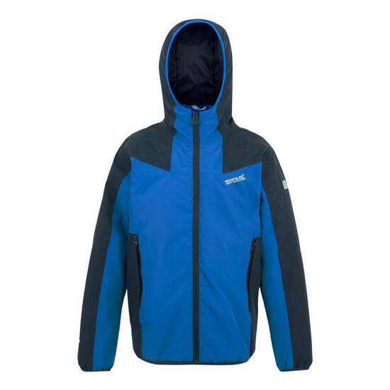 Giacca Impermeabile Bambini Regatta Volcanics Blu Navy Snorkel Blue