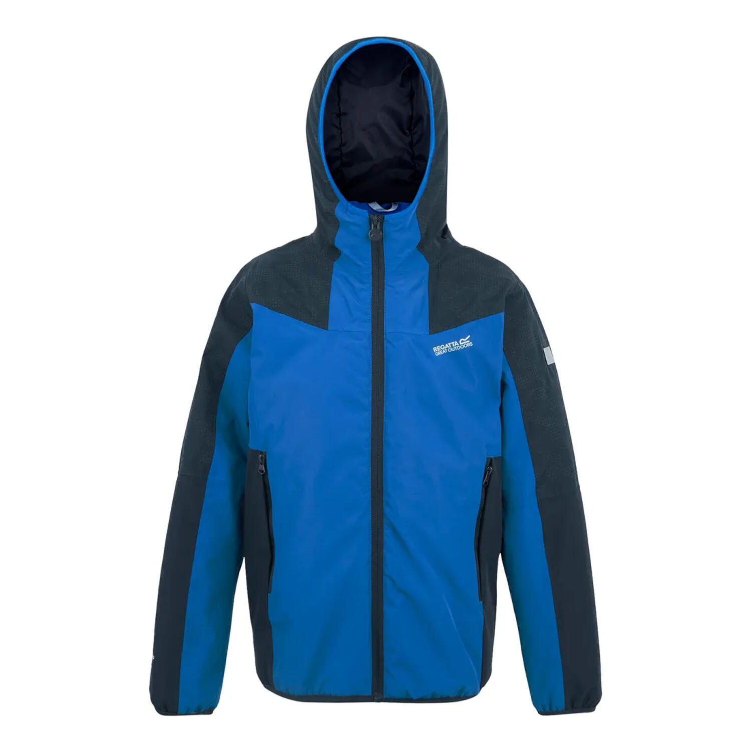 Regatta - Veste Imperméable Volcanics Enfant (bleu Marine / Bleu Plongée) - Coupe-pluie - Bleu|vert - Decathlon