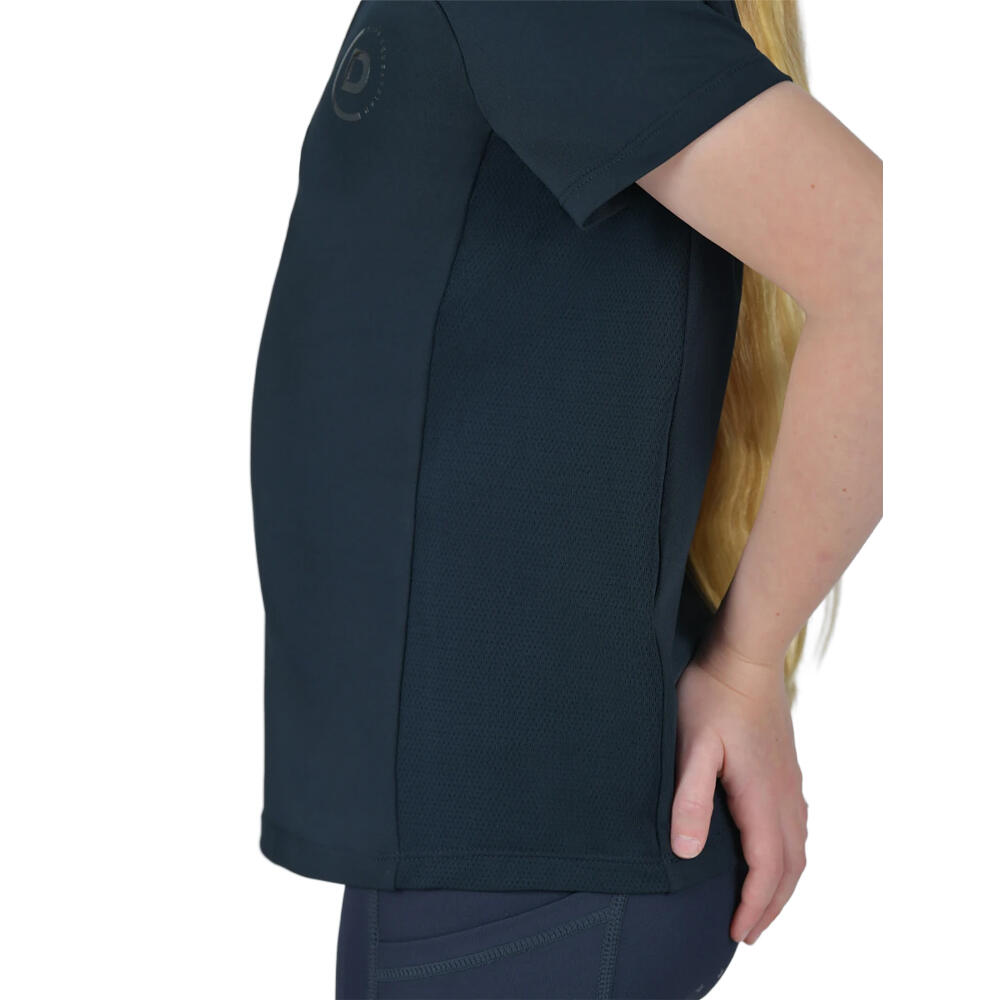 TShirt für Mädchen, kurzärmlig Kinder Marine 2/4