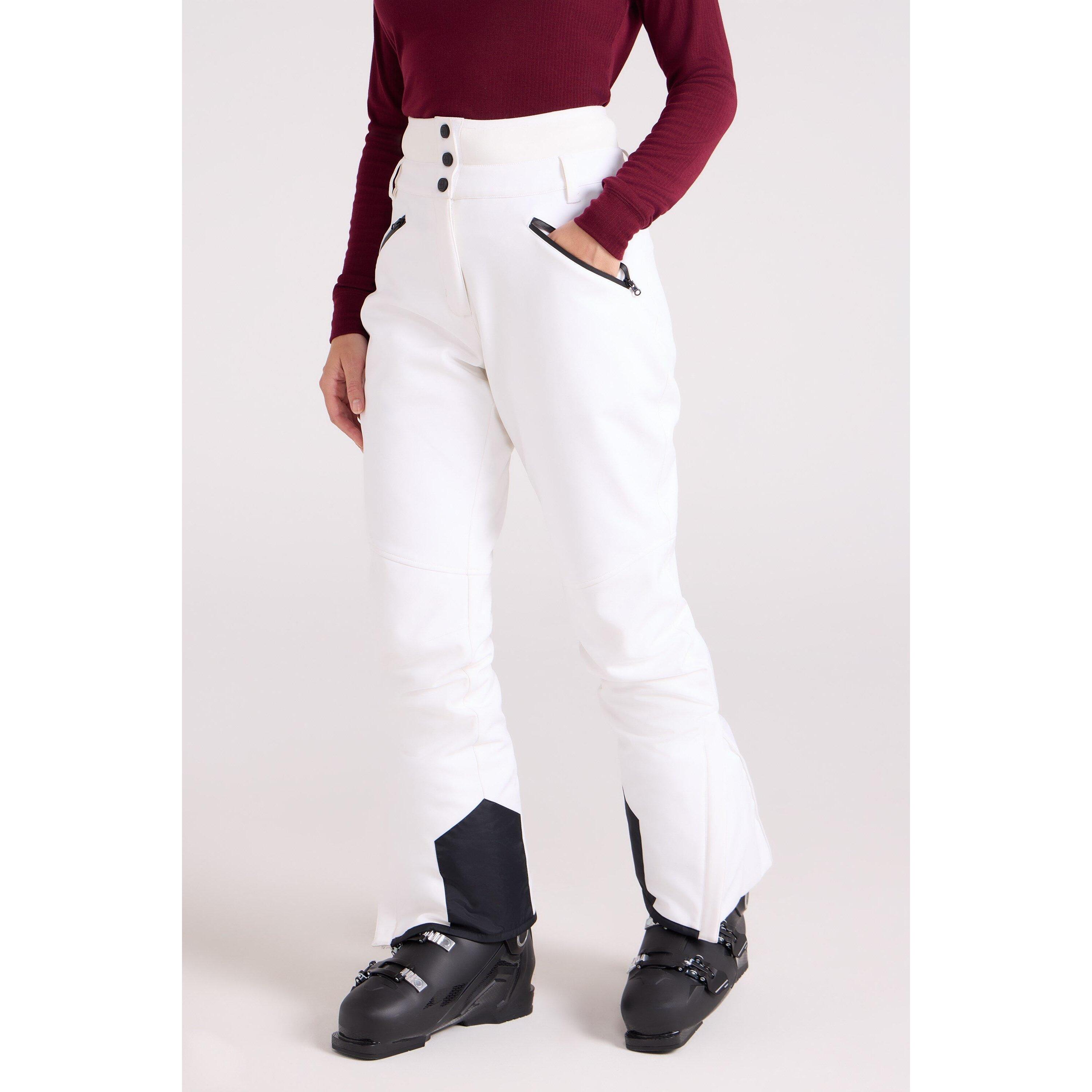 MOUNTAIN WAREHOUSE Donna Avalanche RECCO Vita Alta Pantaloni Da Sci Mountain Warehouse Bianco