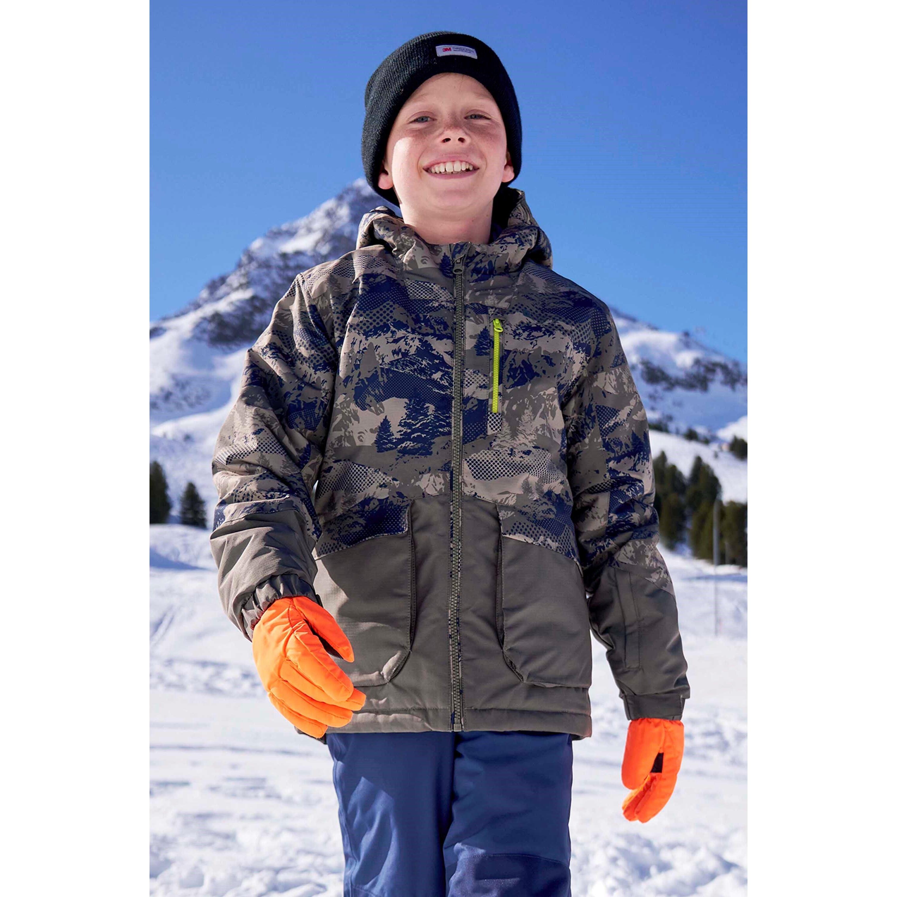 MOUNTAIN WAREHOUSE Bambini Cosmos Impermeabile Giacca Da Sci Mountain Warehouse Verde Scuro