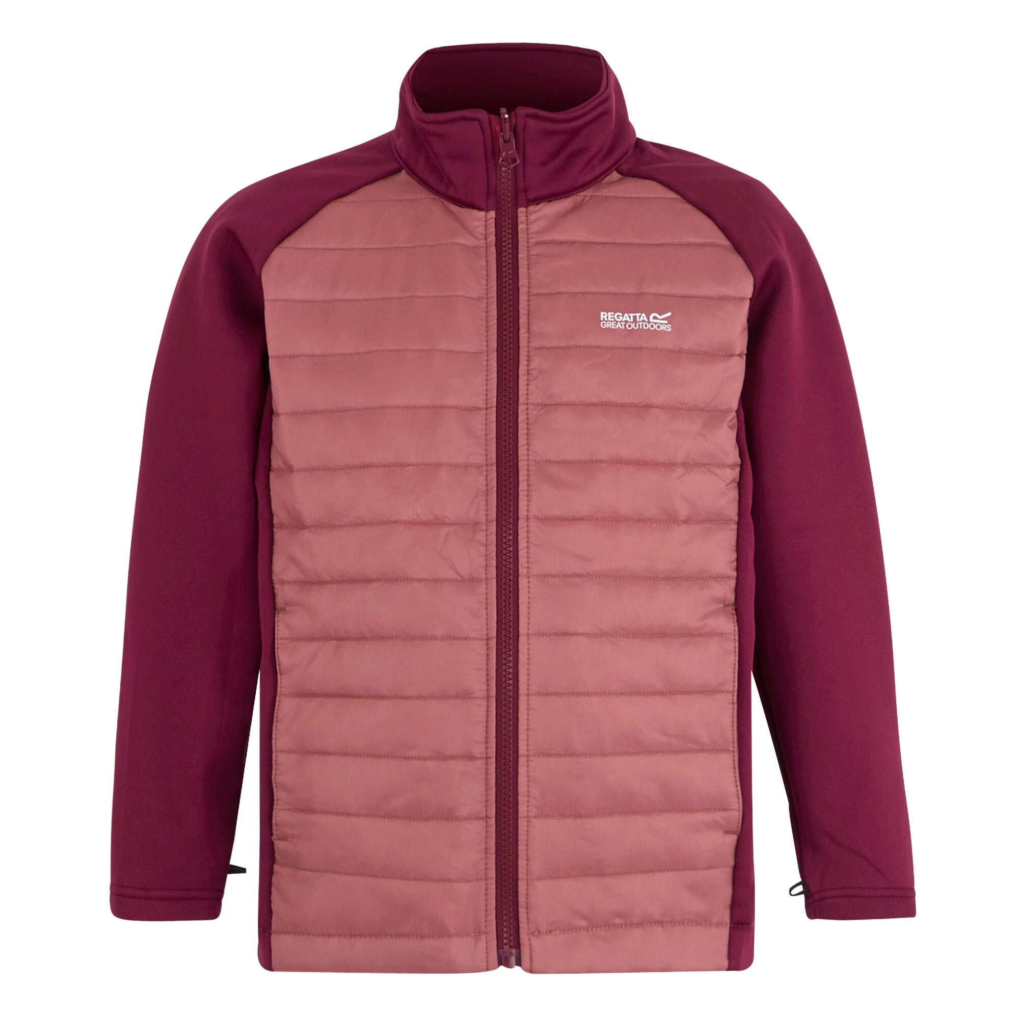 "Trekktain" Jacke für Mädchen, 3 in 1 Kinder Dunkel-Orange/Graurosa/Lotus 3/5