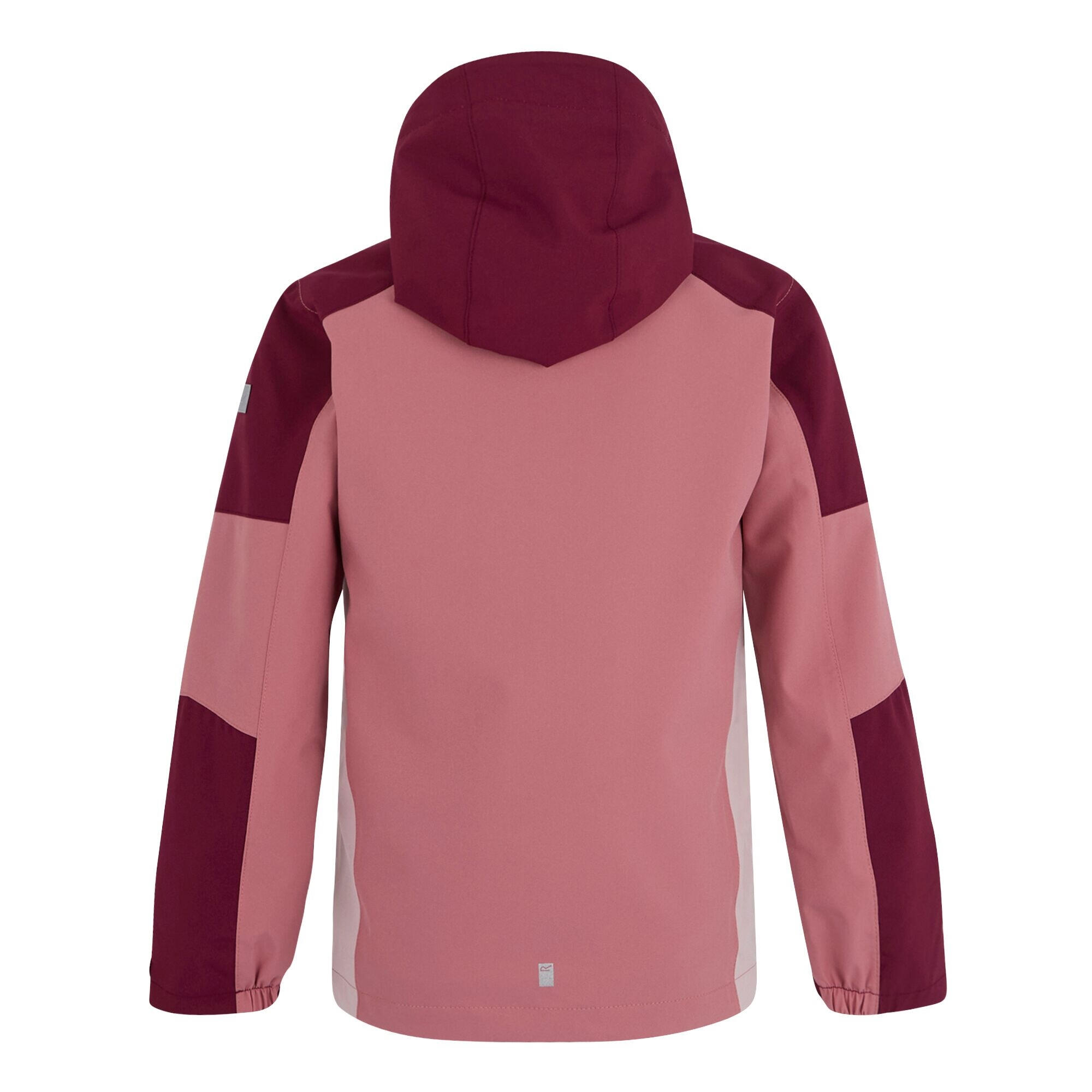 "Trekktain" Jacke für Mädchen, 3 in 1 Kinder Dunkel-Orange/Graurosa/Lotus 2/5