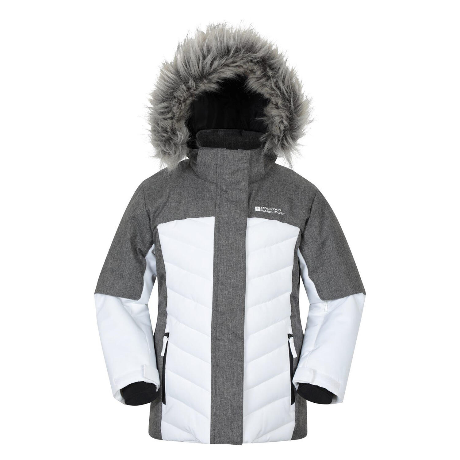 MOUNTAIN WAREHOUSE Pyrenees Giacca Da Sci Imbottita Bambini Mountain Warehouse Bianco