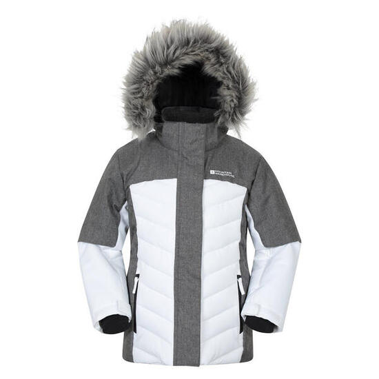Blouson De Ski PYRENEES Enfant (Blanc)