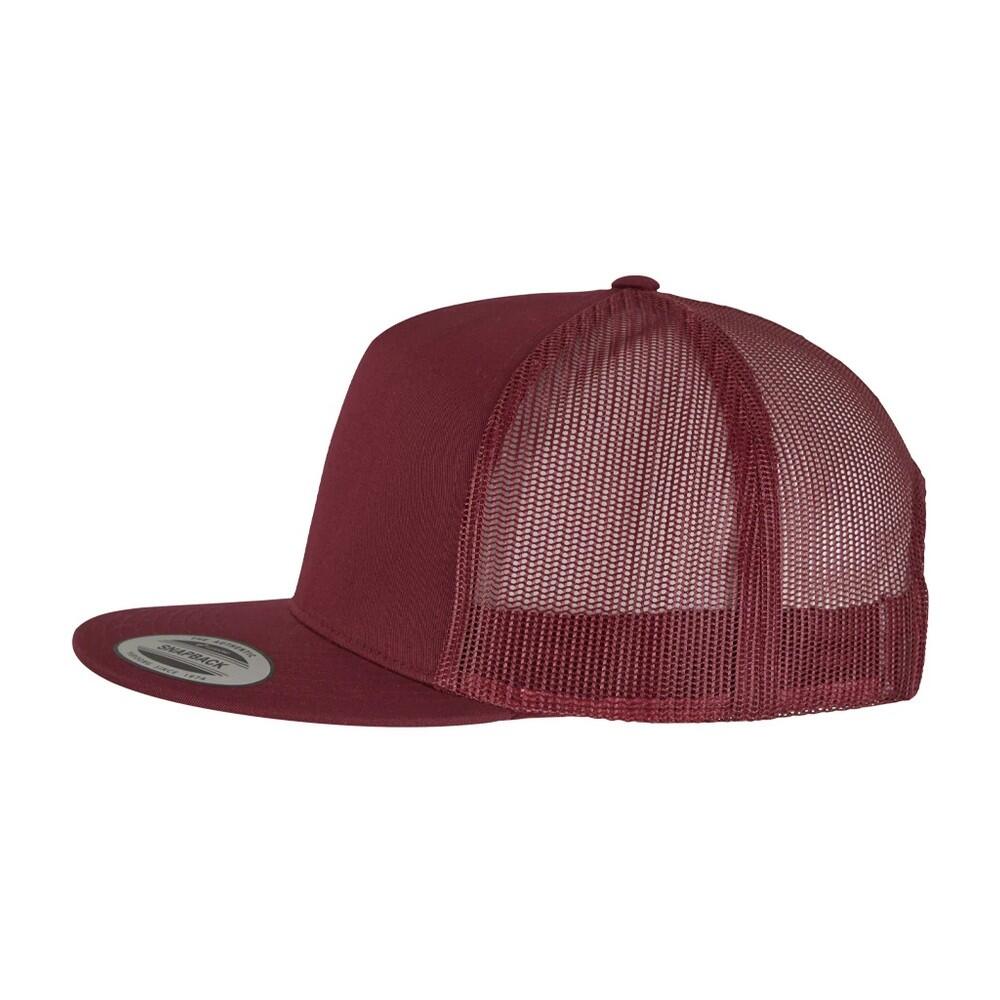 Unisex TruckerCap Damen und Herren Weinrot 3/3