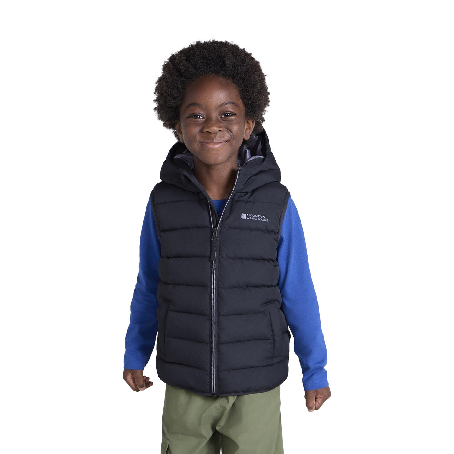 Veste Sans Manches ROCKO Enfant (Noir) 4/4