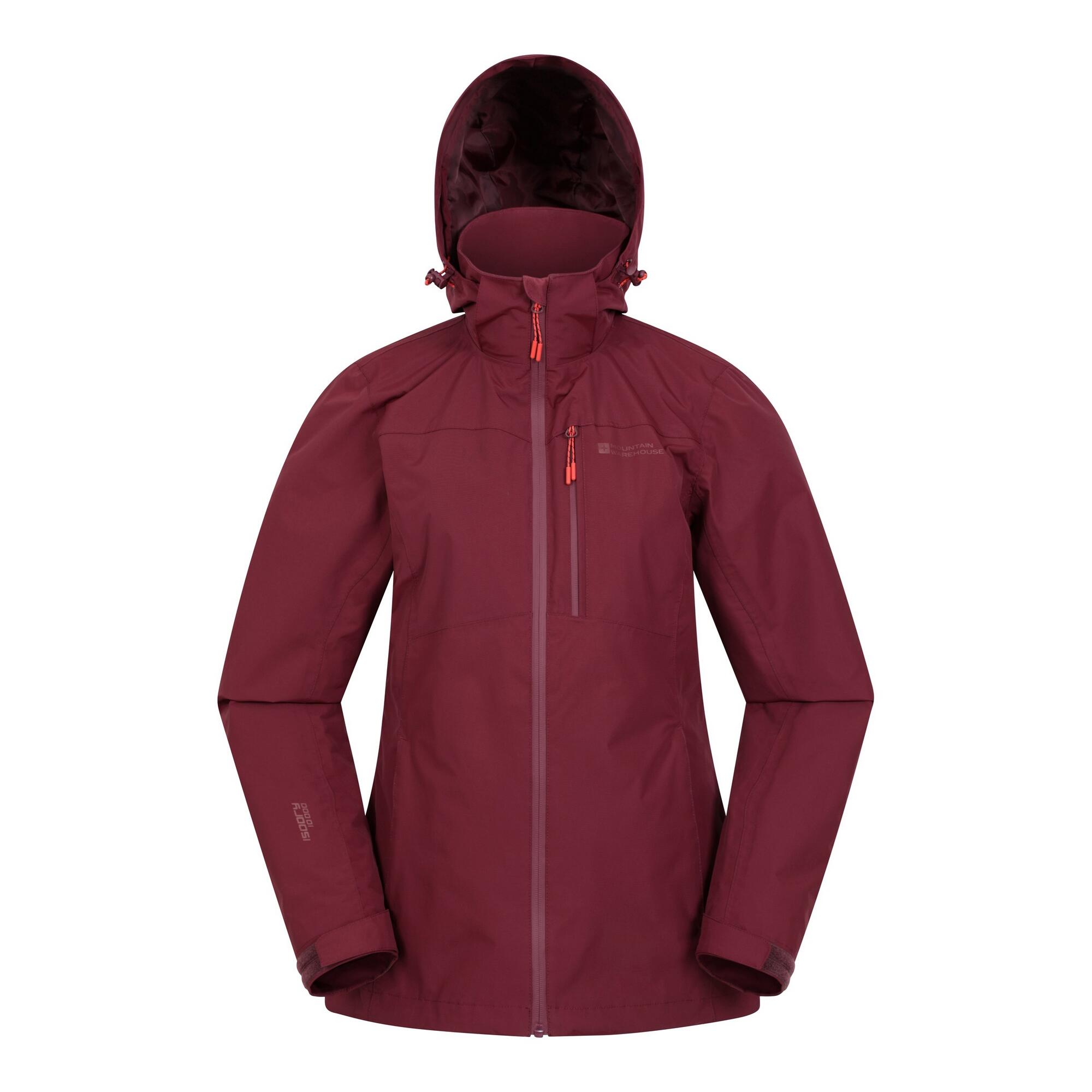 MOUNTAIN WAREHOUSE Rainforest II Extreme Giacca Donna Mountain Warehouse Borgogna