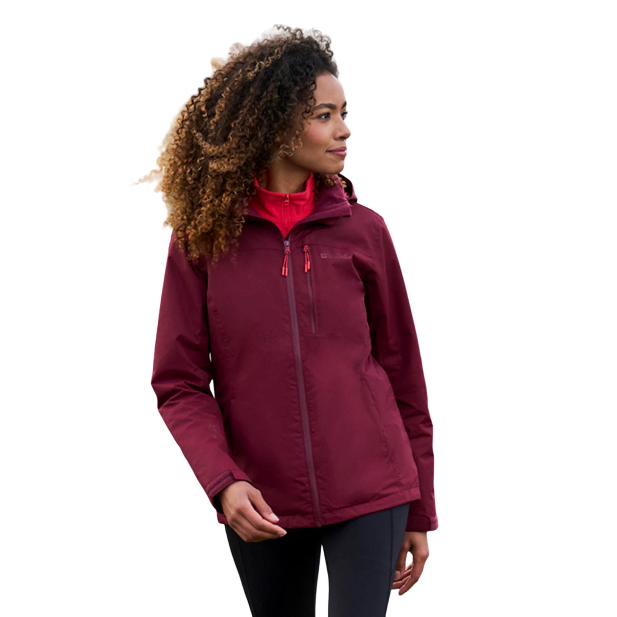 Veste RAINFOREST EXTREME Femme (Bordeaux) 4/4