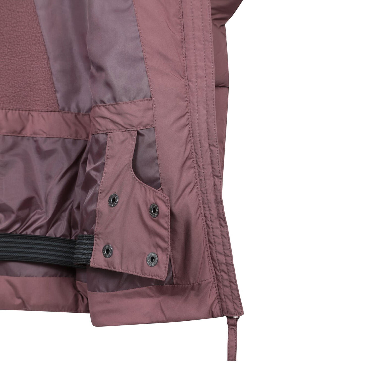 Childrens/Kids Cortina Water Resistant Padded Ski Jacket (Dark Pink) 4/4
