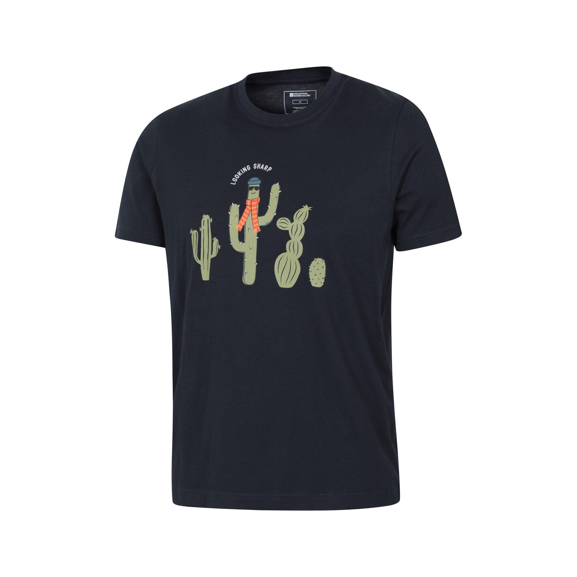 Tshirt Motif/style Graphique STAY SHARP Homme (Bleu Marine) 3/4