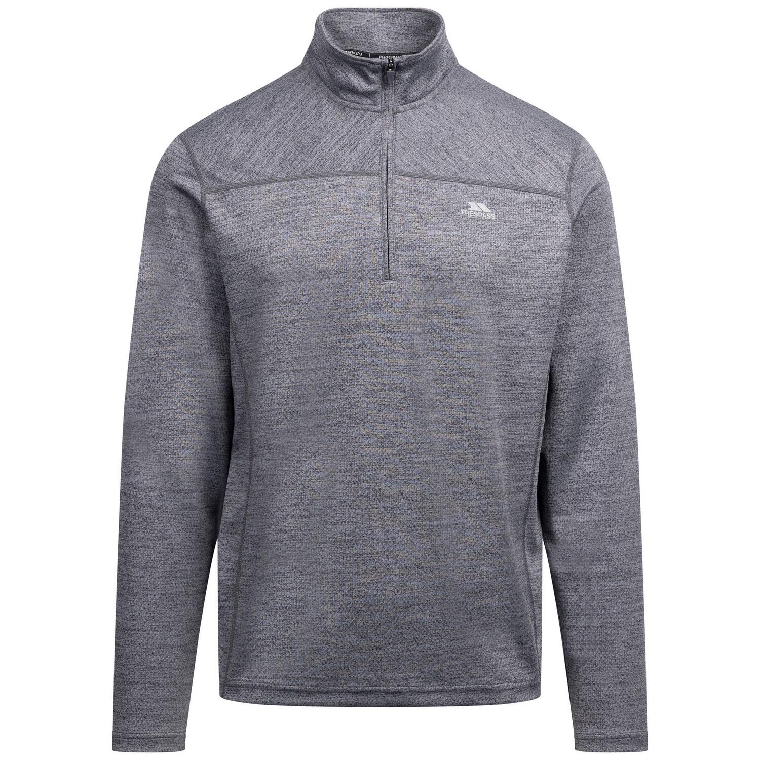 TRESPASS Mens Marshall Marl Jumper (Dark Grey)