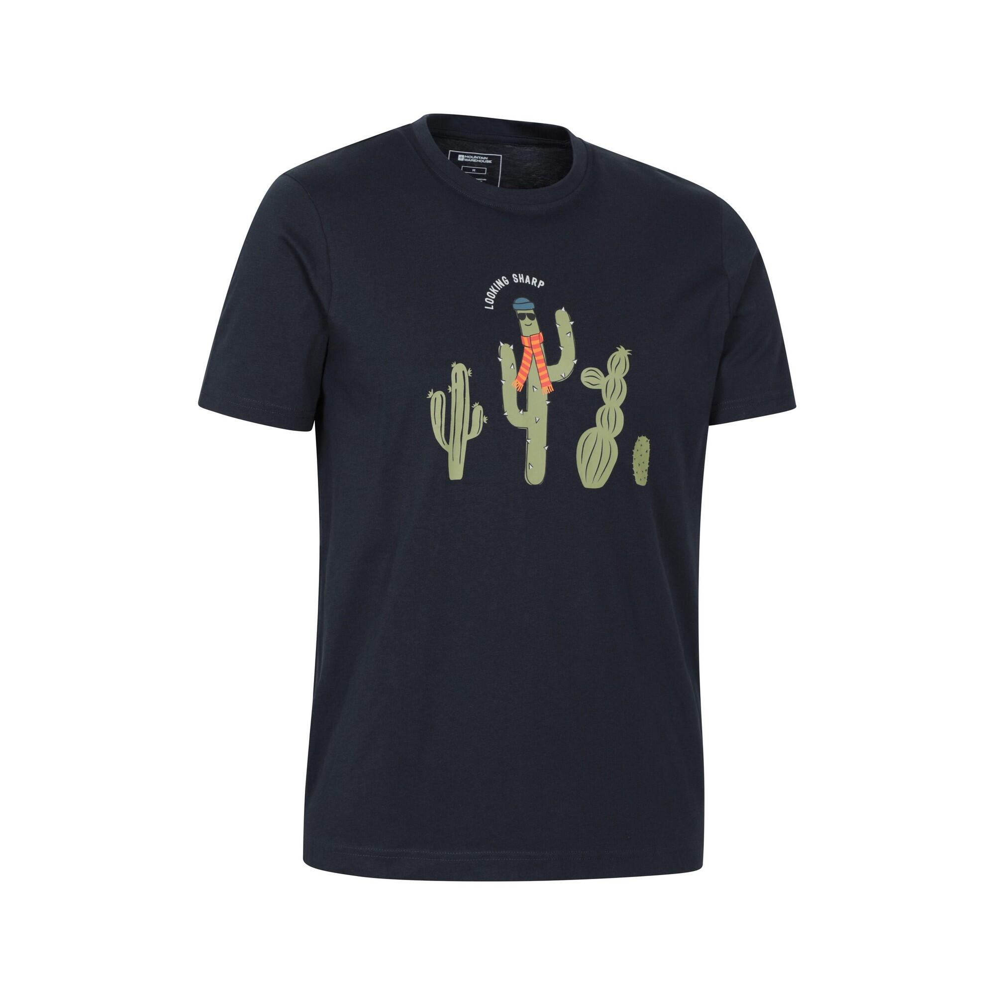 Tshirt Motif/style Graphique STAY SHARP Homme (Bleu Marine) 4/4