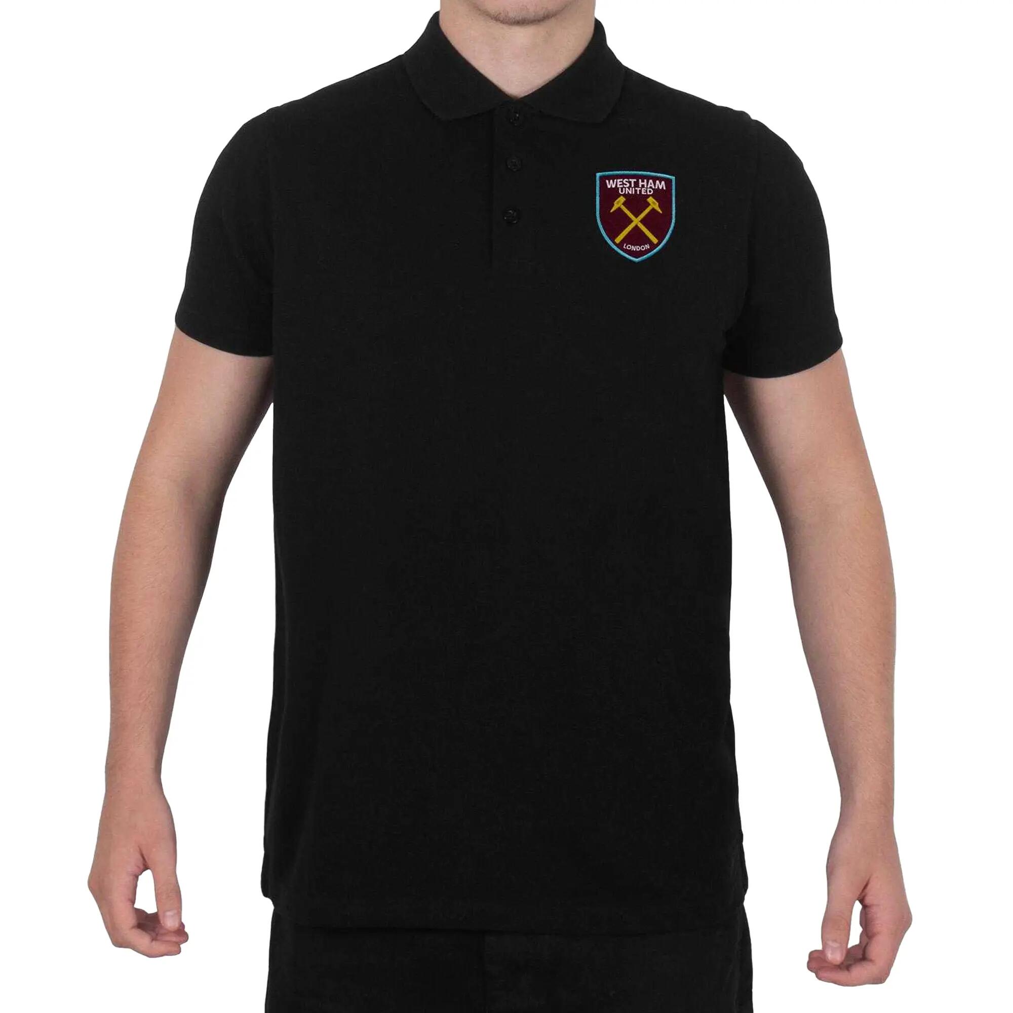 Poloshirt für Herren Schwarz 3/4