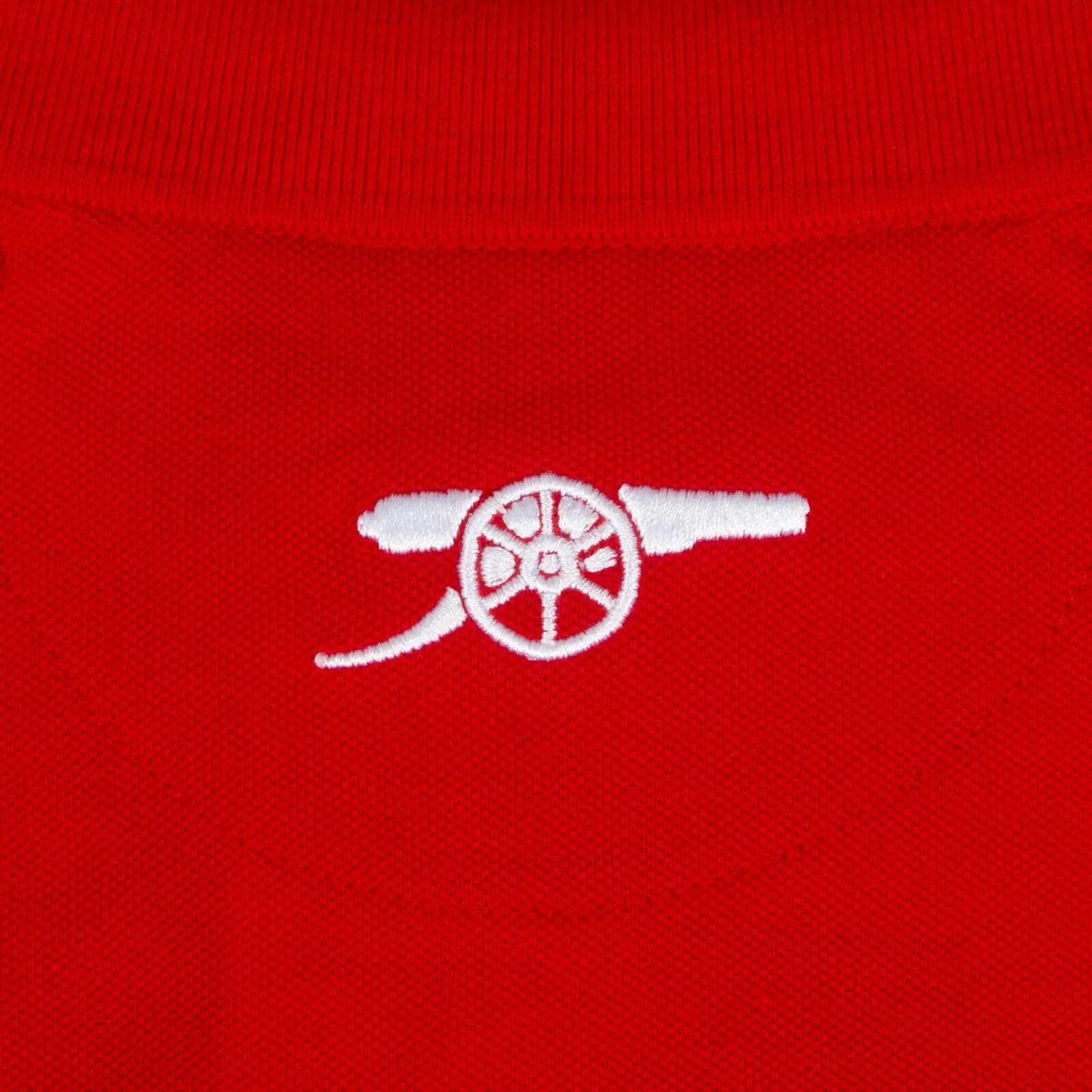Boys Crest Polo Shirt (Red) 4/5