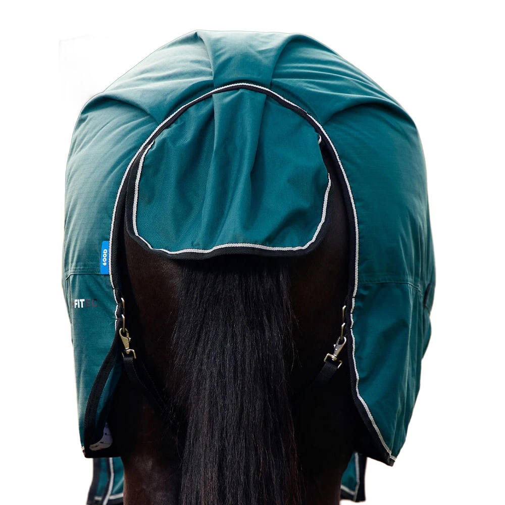 "Comfitec Classic" Standard 50 g Pferdedecke Damen und Herren Tannengrün/Schwarz 2/3
