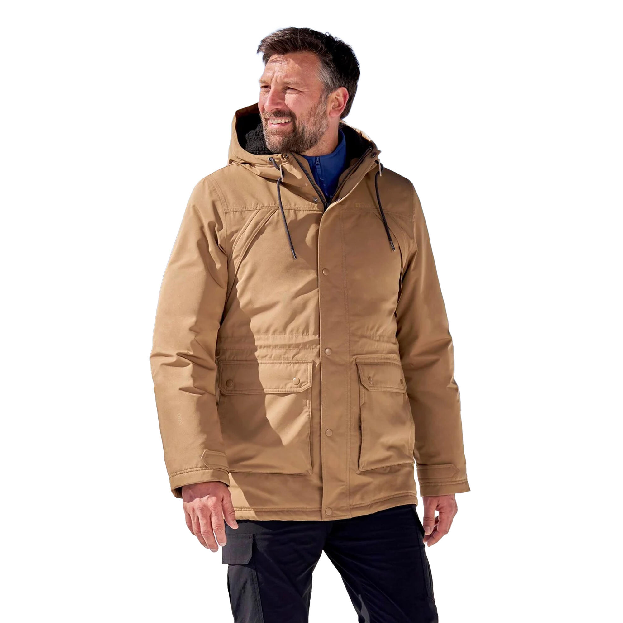Parka MARLOW Homme (Brun Clair) 4/4