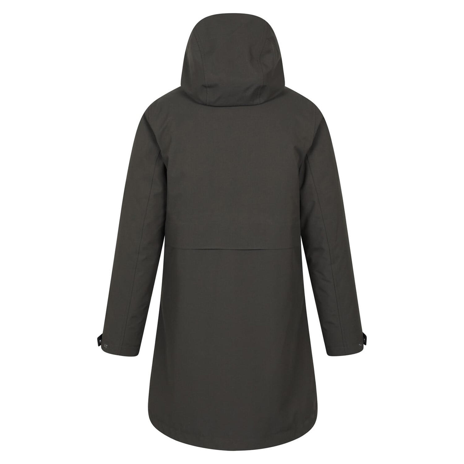 "Luna" Jacke, wasserfest für , 3 in 1, Lang Damen Khakigrün 2/4