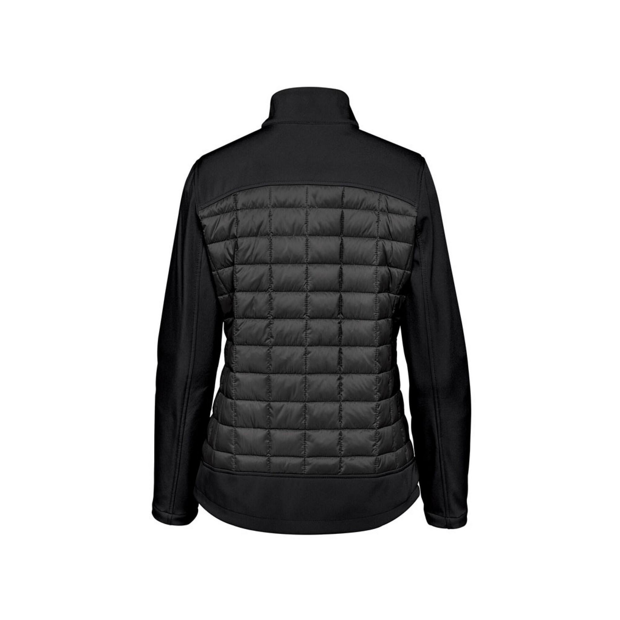 Womens/Ladies Appalachian Softshell Thermal Jacket (Black) 2/3