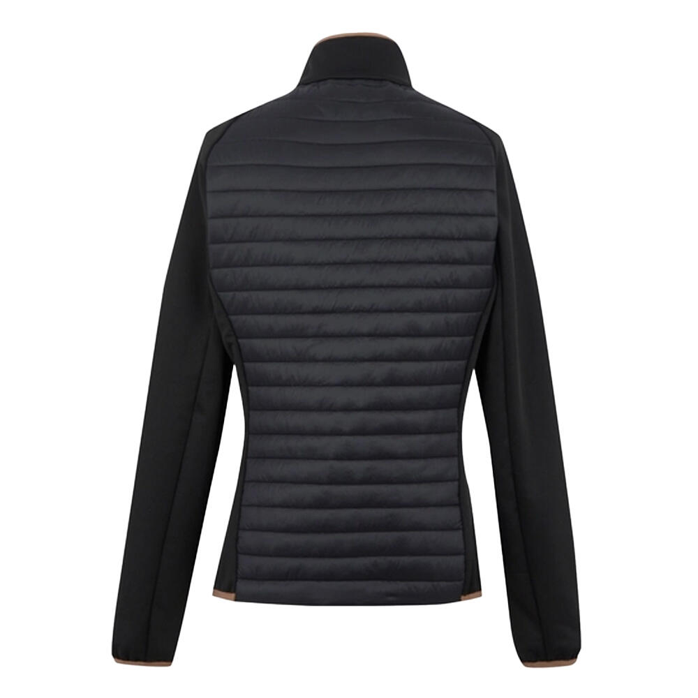 Giacca Ibrida Donna Regatta Clumber Moka Nero 2/5