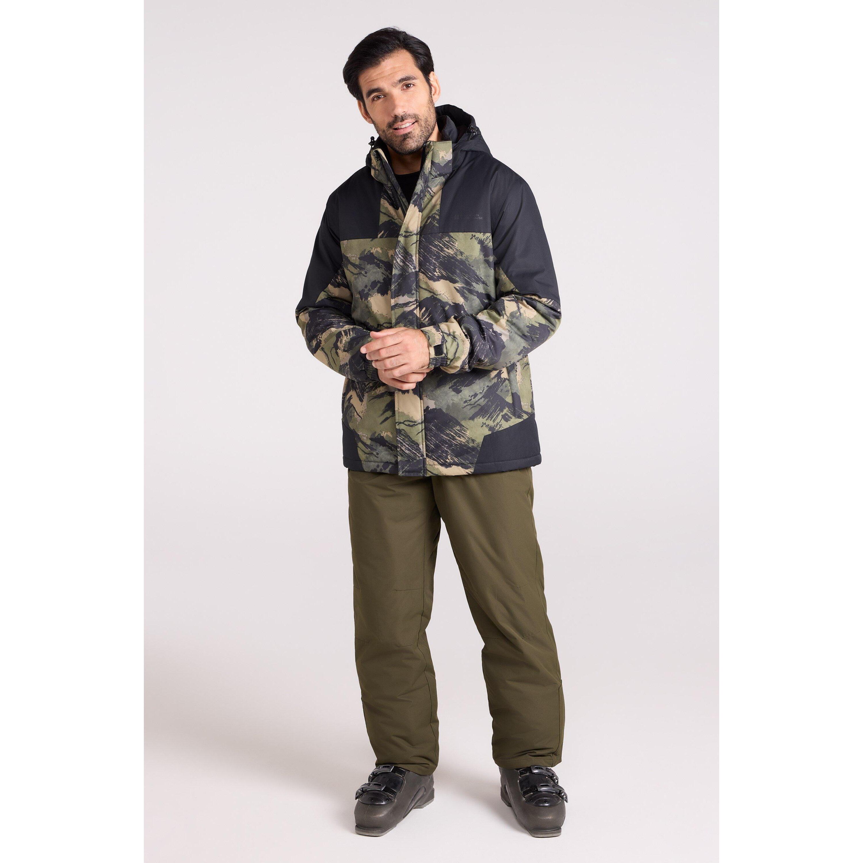 MOUNTAIN WAREHOUSE Giacca E Pantaloni Da Sci Camo Uomo Mountain Warehouse Cachi Scuro
